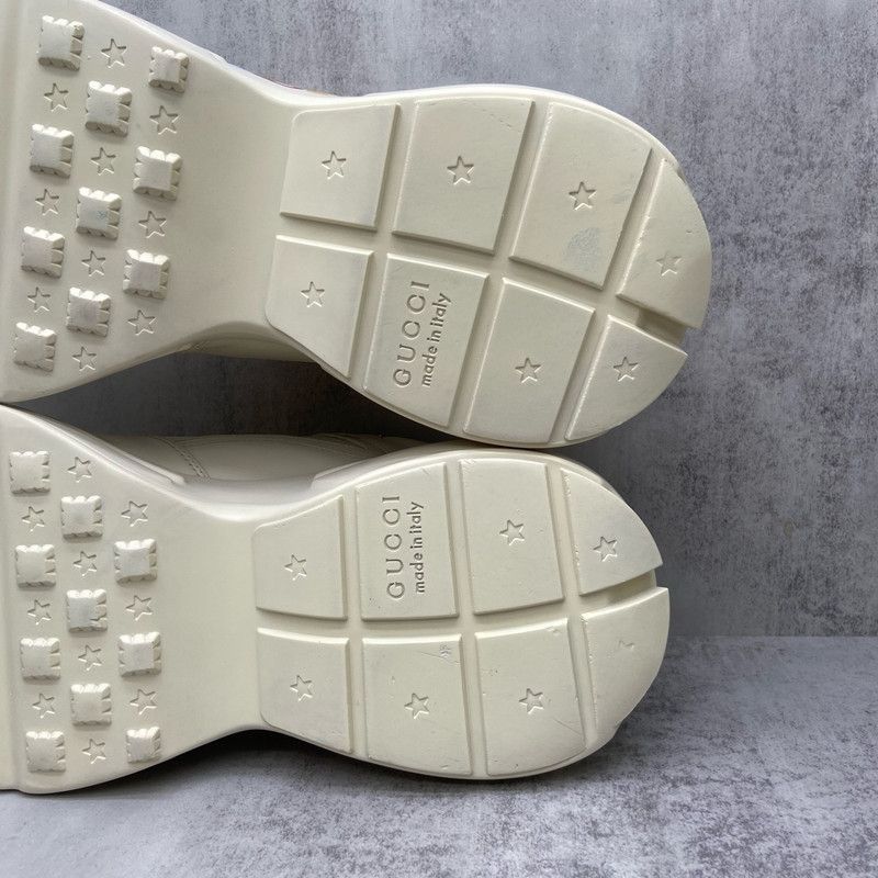 Gucci Gucci Rhyton Leather Low-Top Sneakers for Men - Size US 9 / EU 42 - 7 Thumbnail
