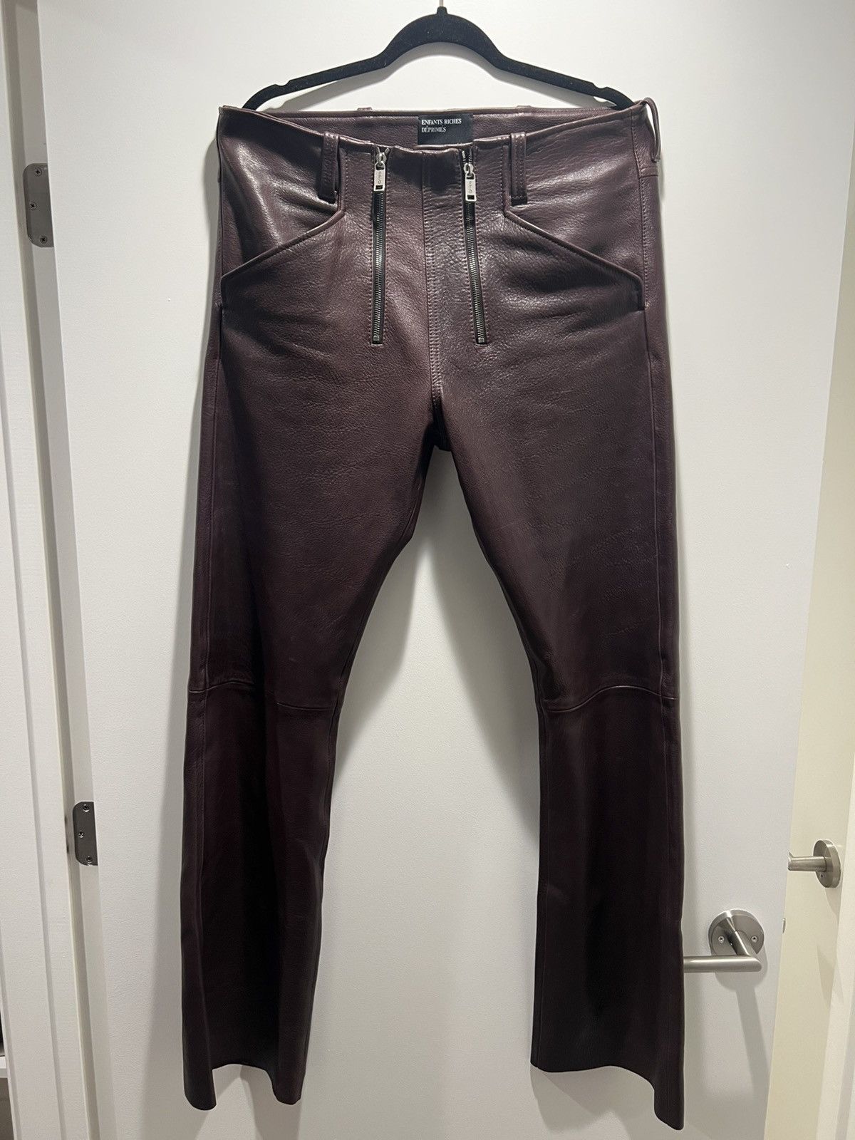 Enfants Riches Deprimes ERD GERMAN ENGINEERING LEATHER PANT Size US 32 / EU 48 - 3 Thumbnail