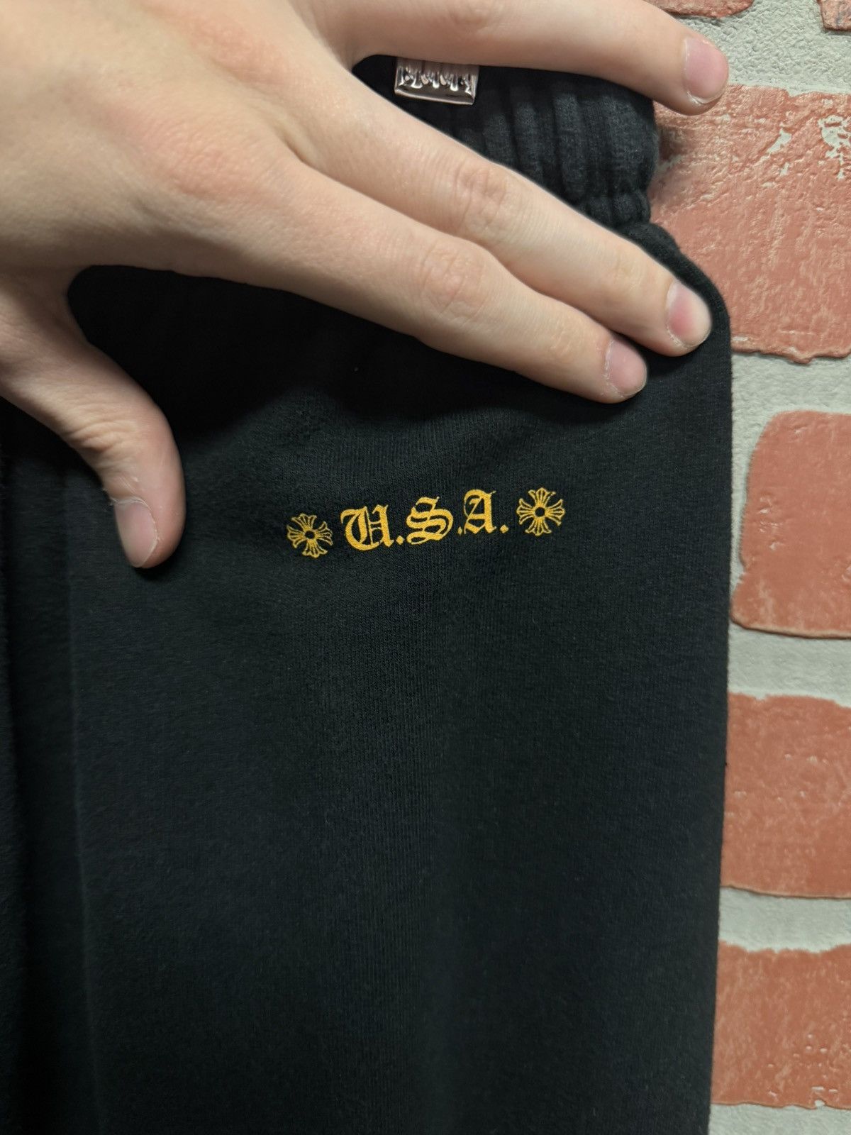 Chrome Hearts Chrome Hearts Website Exclusive Sweatpants Size L Black Size US 33 - 8 Thumbnail