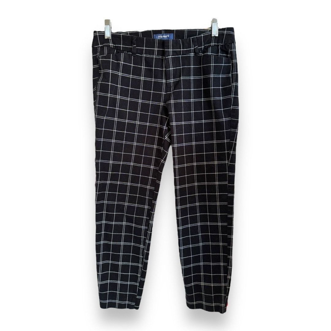 Old Navy Old Navy Womens Pants Sz 2 Pixie Mid Rise Crop Black White Size 26" / US 2 / IT 38 - 2 Thumbnail