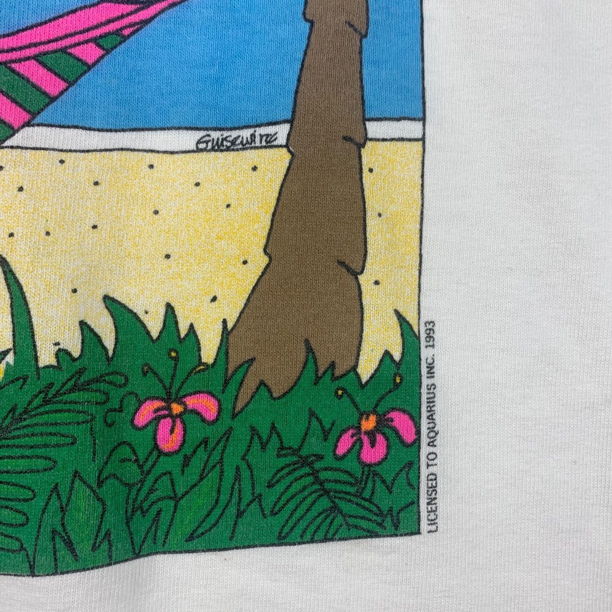 Vintage Vintage 90s SOLAR ENERGY hawaii big logo Surfing tee Size US XL / EU 56 / 4 - 9 Thumbnail