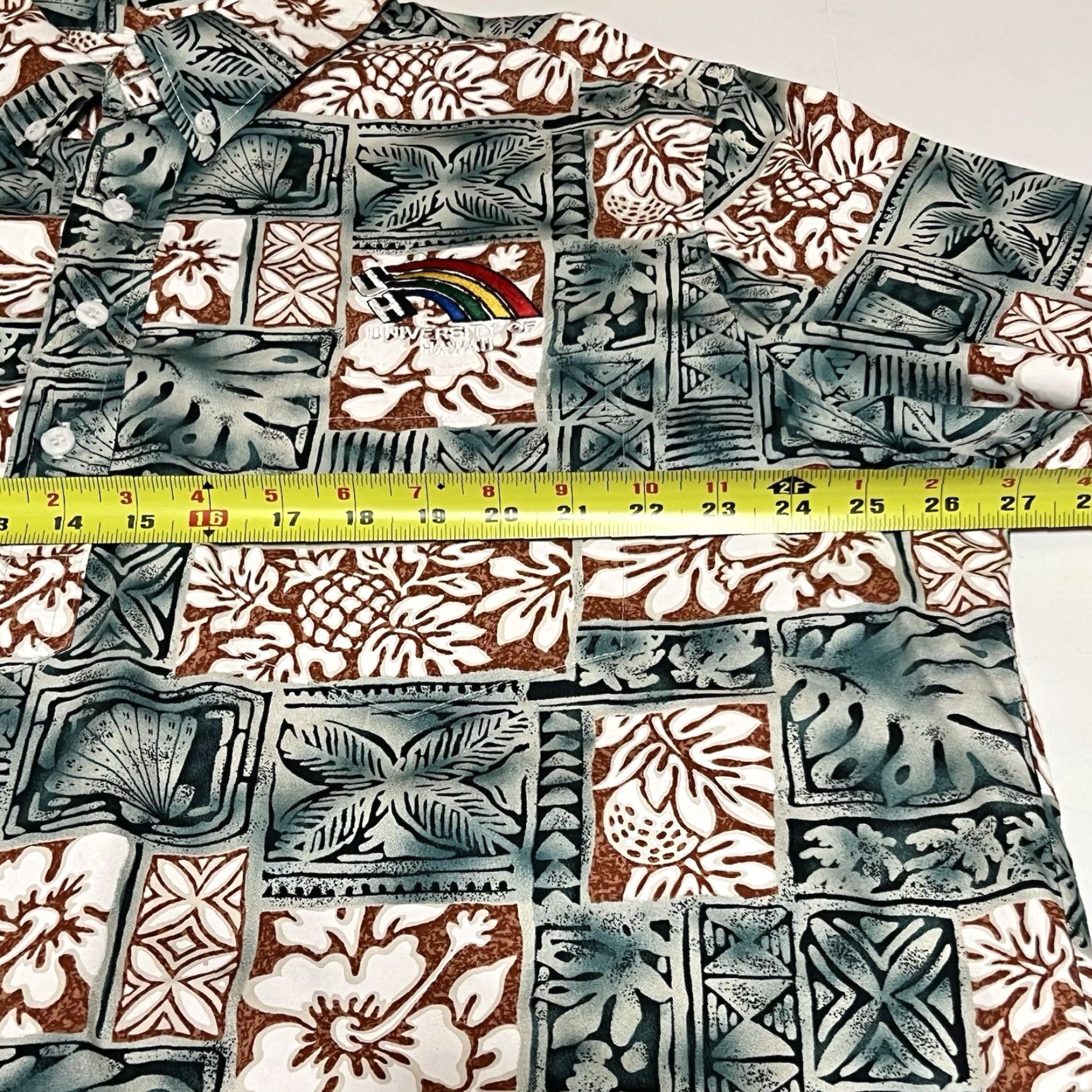 ALOHAS VINTAGE University Of Hawaii Shirt Men's XL 1/4 Button Front Pullover Aloha Used Size US XL / EU 56 / 4 - 7 Thumbnail
