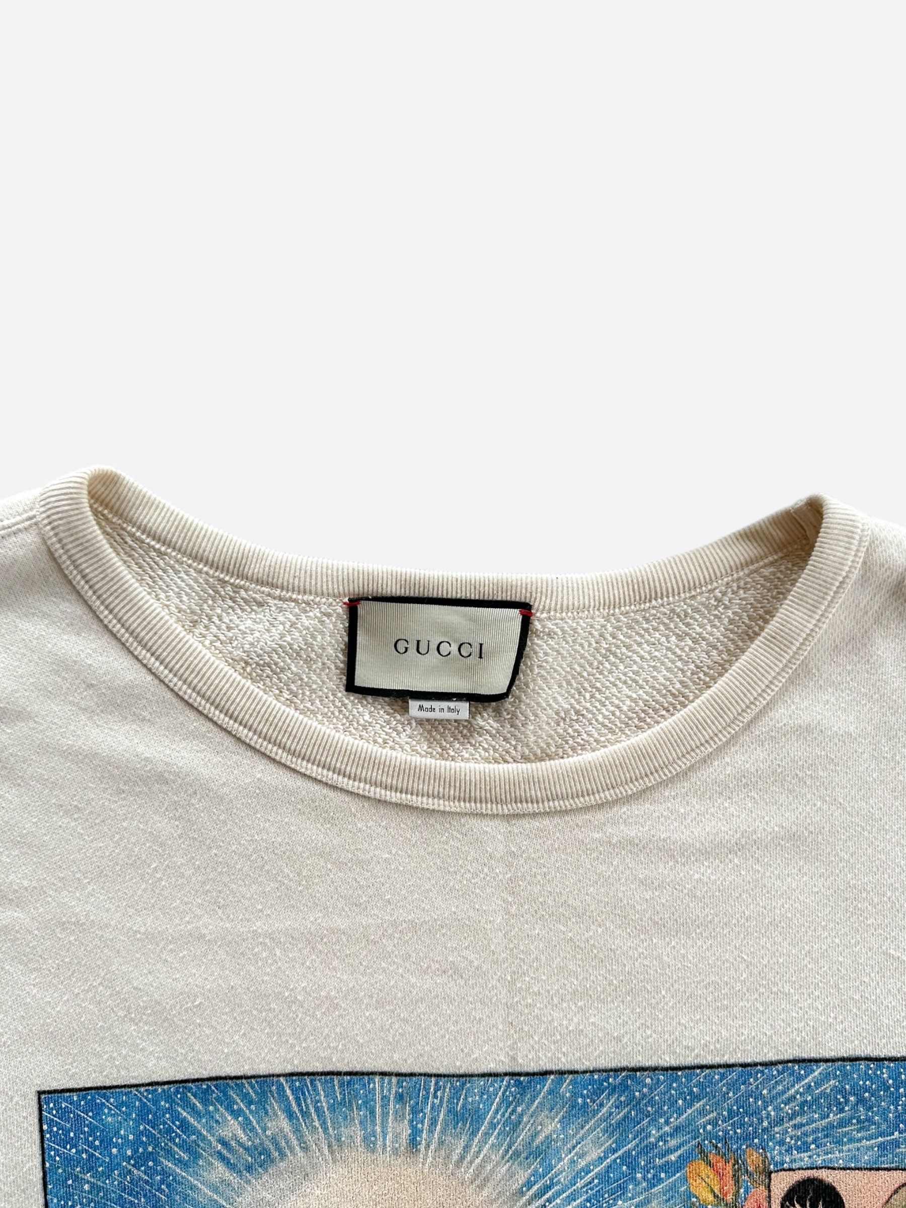 Gucci Gucci Chikae Ide Cream Anime Graphic Sweater Size US XXL / EU 58 / 5 - 3 Thumbnail