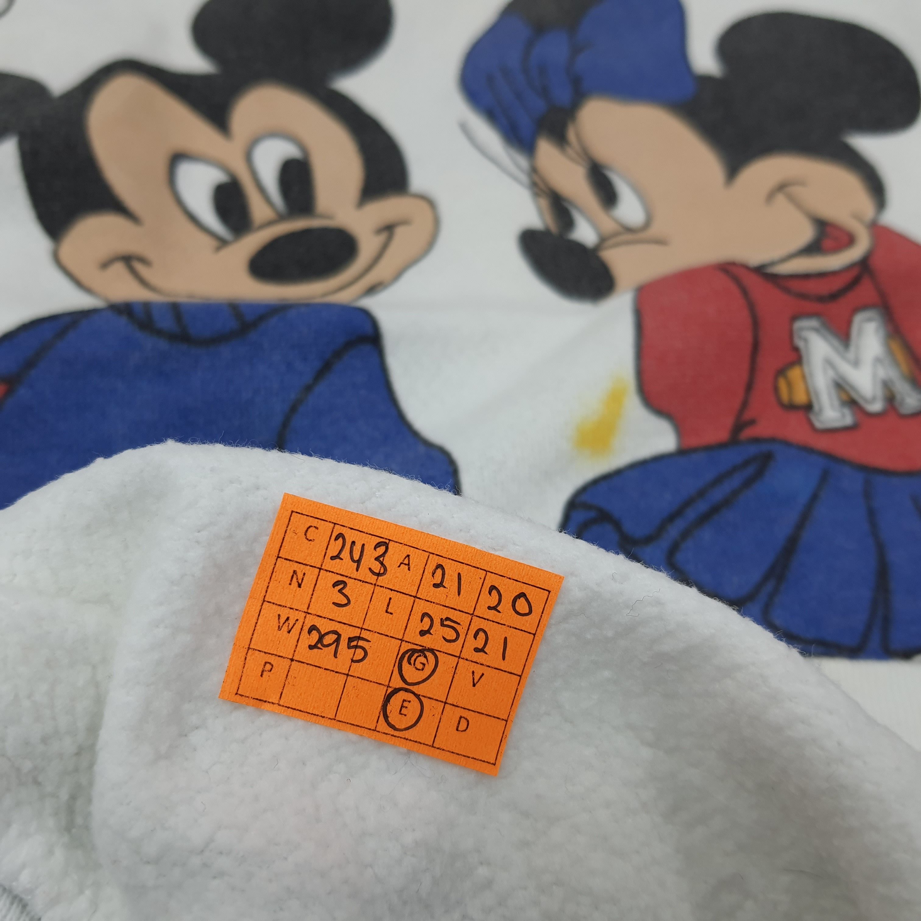 Disney Vintage Disney Mickey Mouse Mirror Print Sweatshirt C243N3 Size US M / EU 48-50 / 2 - 8 Thumbnail
