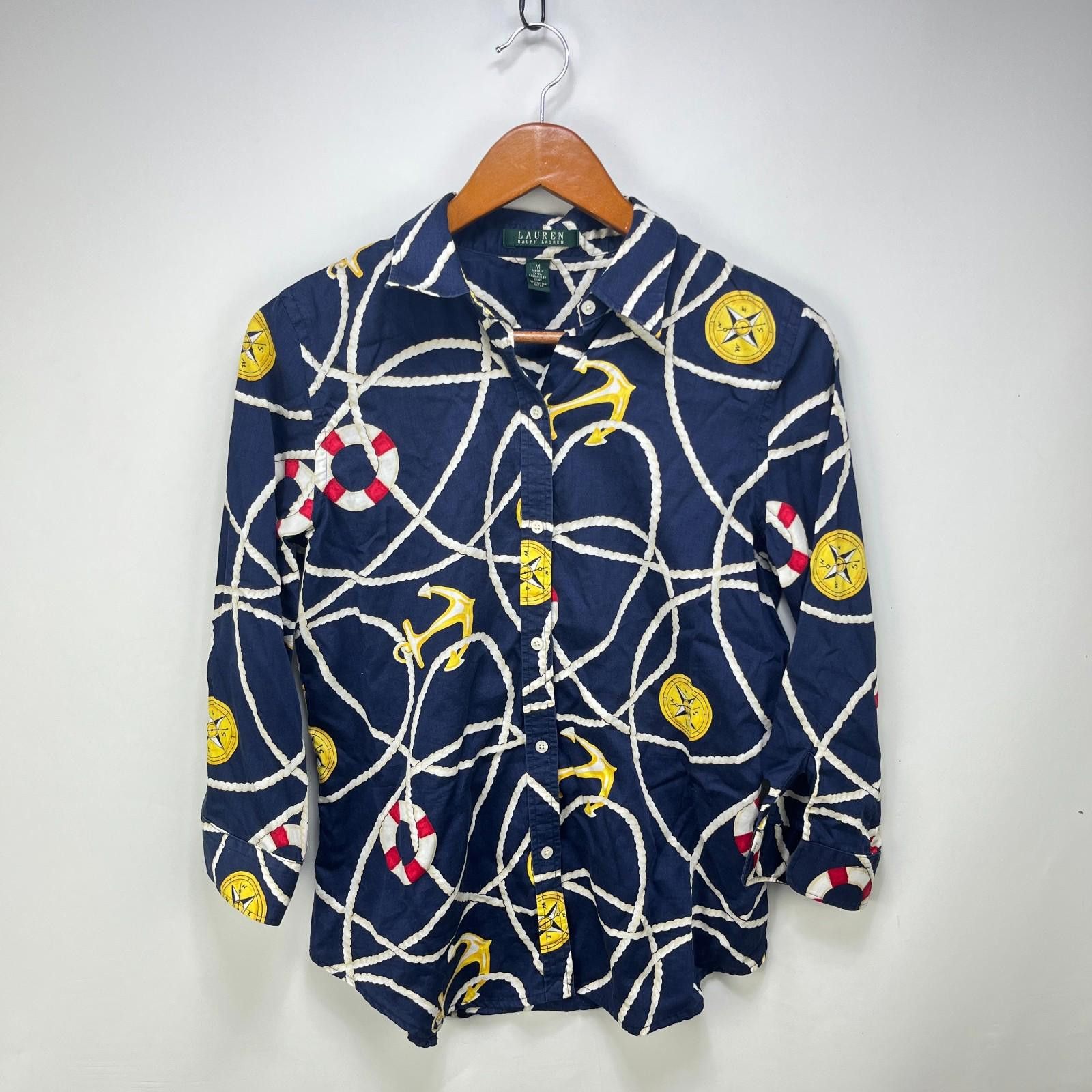 Polo Ralph Lauren Vintage Polo Ralph Lauren Womens Sailing Shirt Medium Size M / US 6-8 / IT 42-44 - 1 Thumbnail