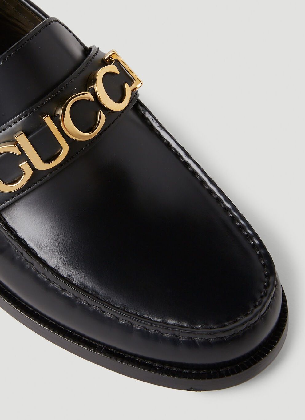 Gucci o1s1wg110625 Men's 'Gucci' Loafers in Black Size US 13 / EU 46 - 6 Thumbnail