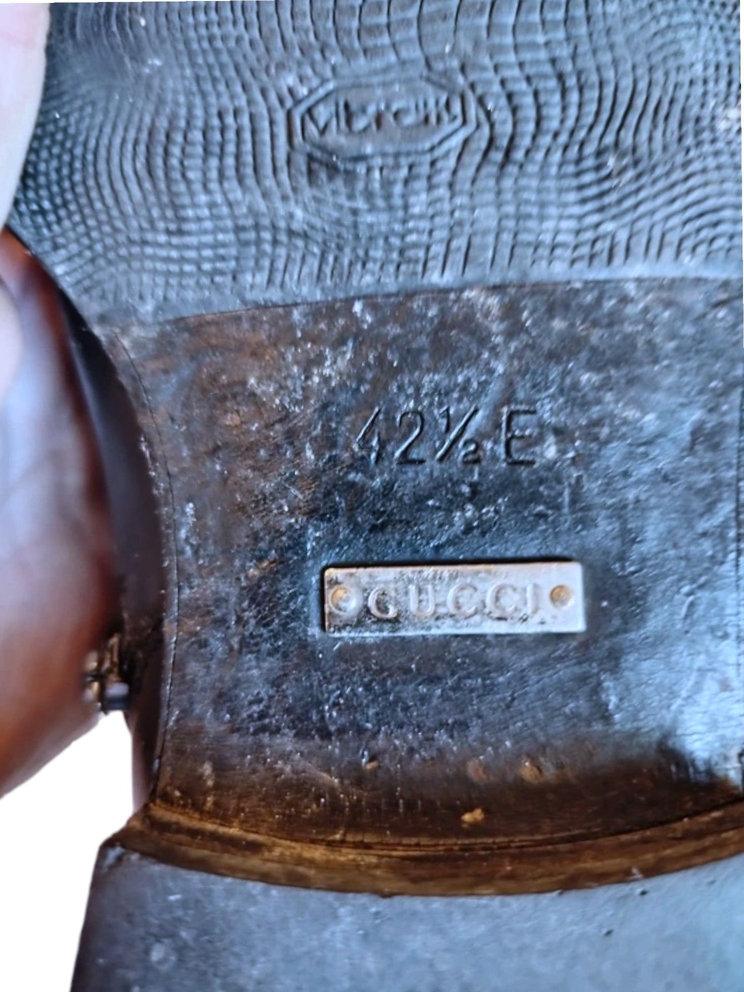 Gucci Gucci Square-Toe Side-Zip Leather Ankle Boots Size US 9.5 / EU 42-43 - 6 Thumbnail