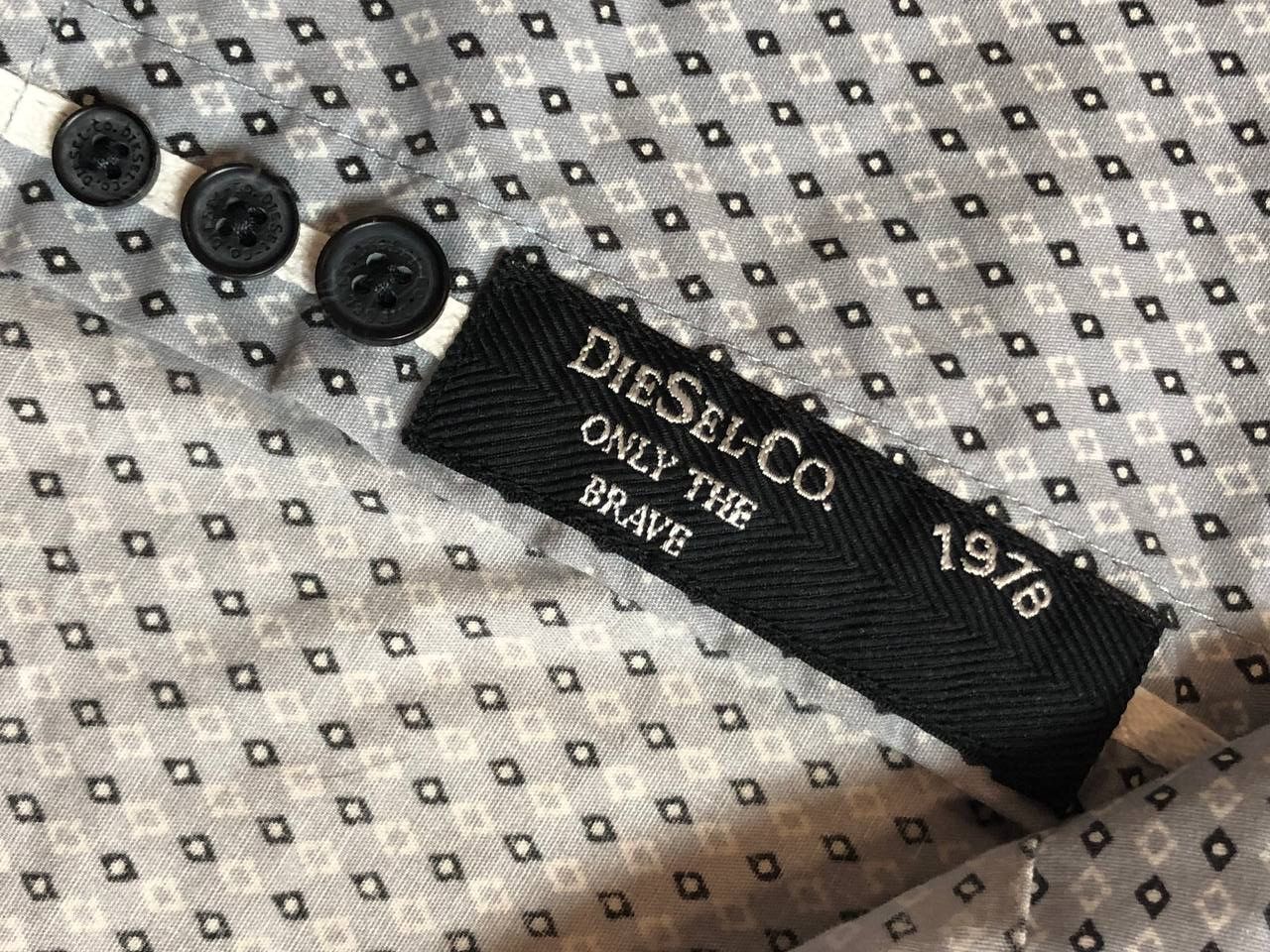 Diesel Vintage Diesel Slim Fit Button Up Shirt Size XL Size US XL / EU 56 / 4 - 3 Thumbnail