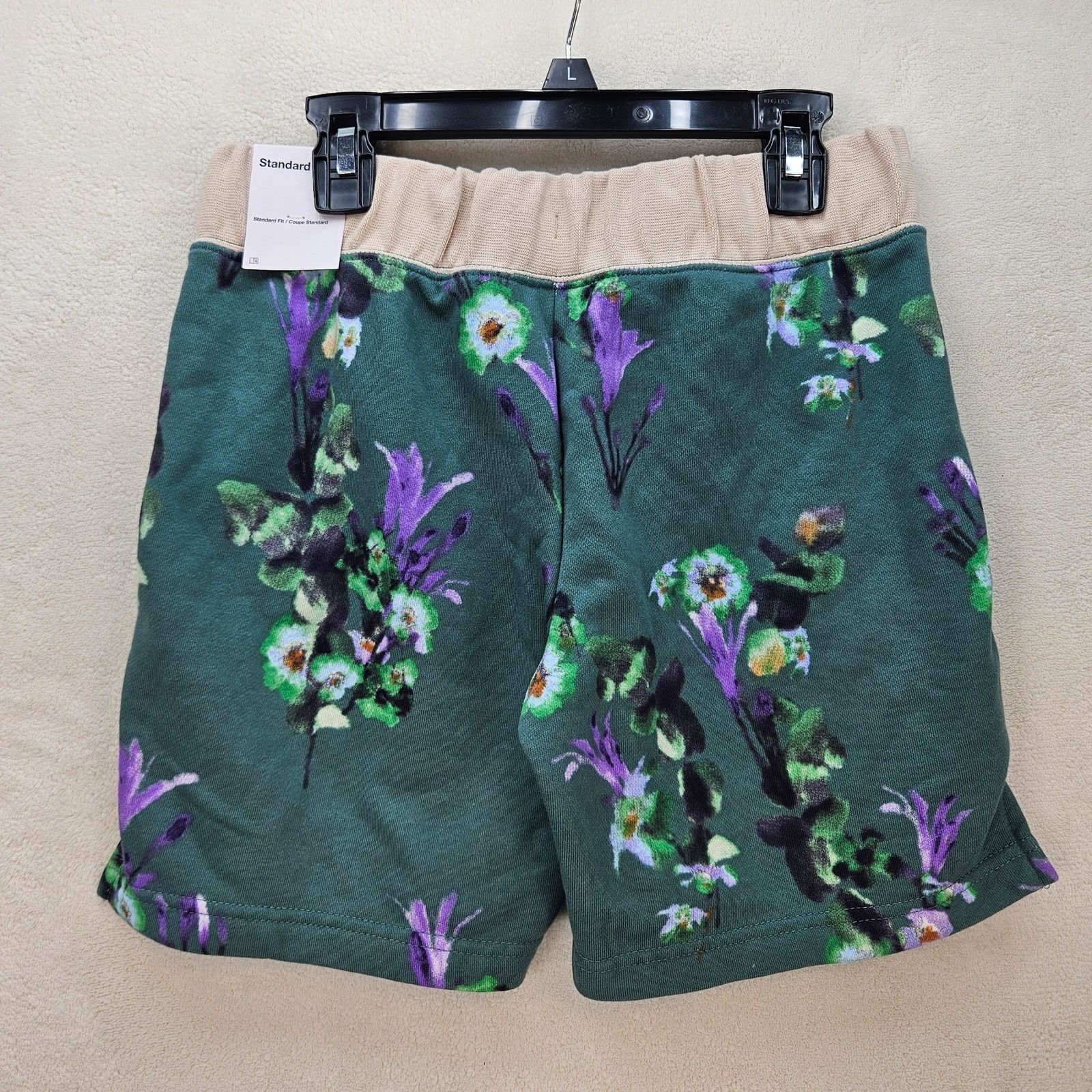 Nike NIKE SPORTSWEAR CLUB GIRLS LARGE FRENCH TERRY SHORTS GREEN Size 26" / US 2 / IT 38 - 6 Thumbnail