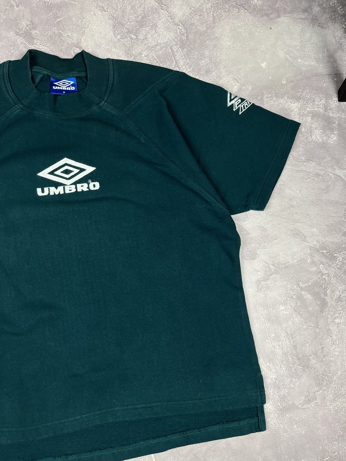 Umbro Vintage Umbro Pro Training Heavy T-Shirt M Green Size US M / EU 48-50 / 2 - 3 Thumbnail