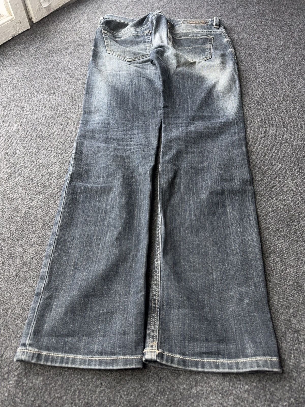 Diesel Luxury 00s Diesel Thavar Slim Skinny Washed Blue Jeans W30 Size US 30 / EU 46 - 15 Thumbnail