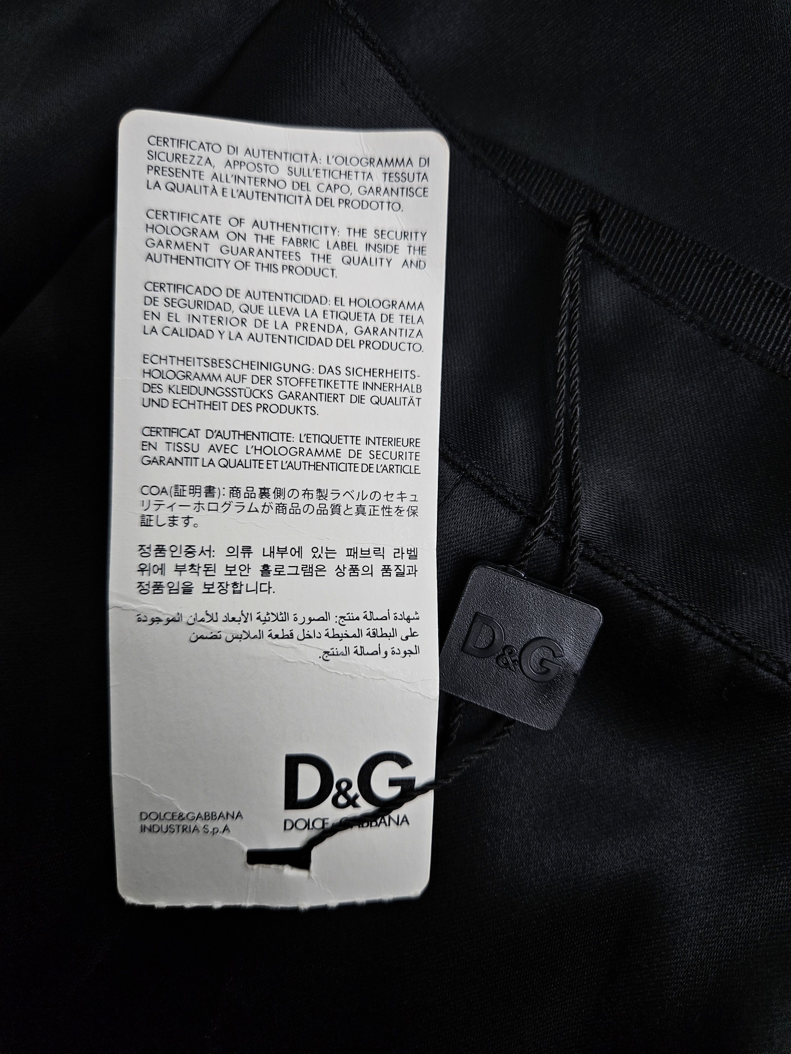 Dolce & Gabbana Black Satin Pencil Skirt Size M / US 6-8 / IT 42-44 - 4 Thumbnail