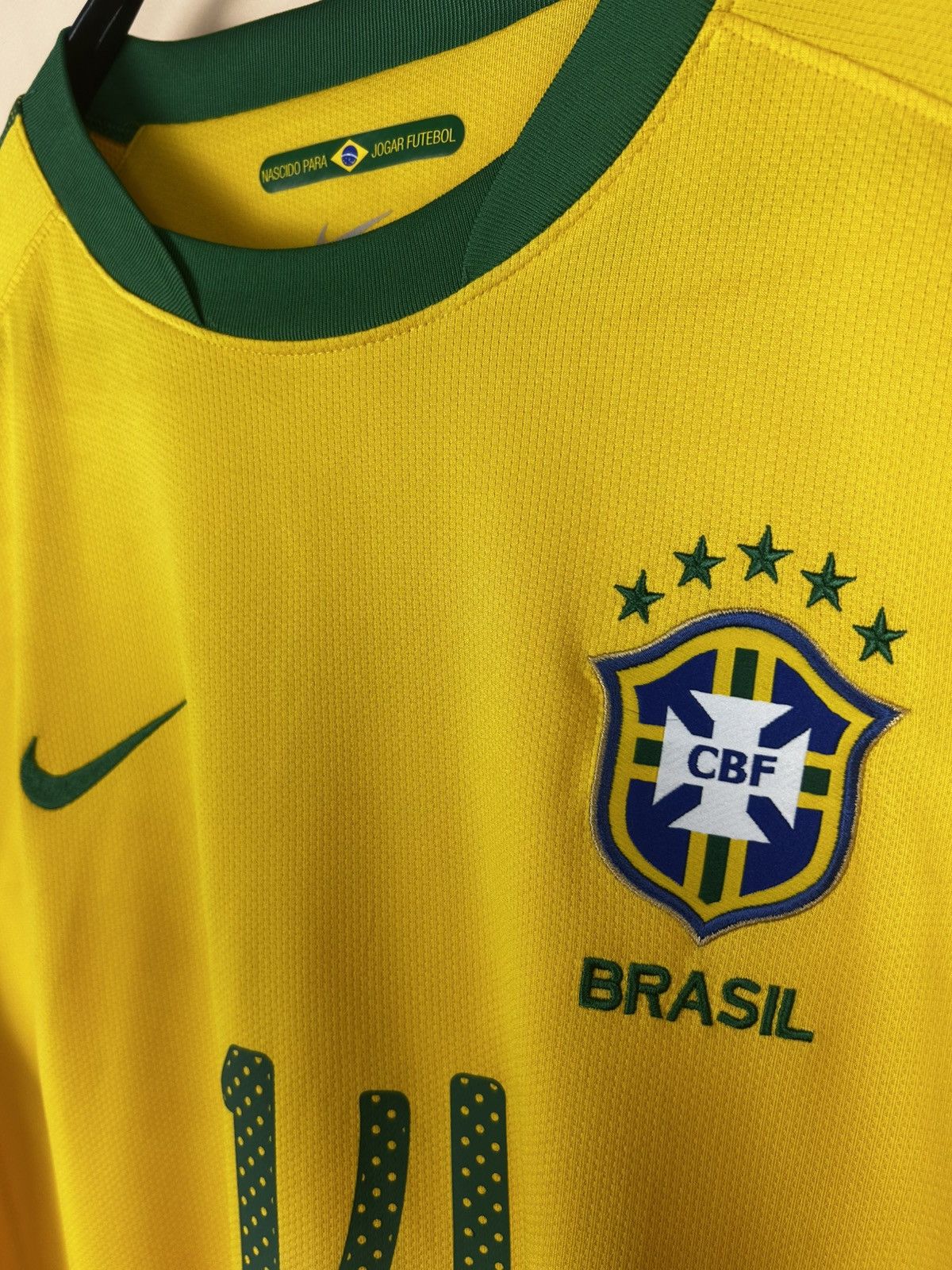 Nike Vintage Brasil Official Jercey season 2010/2011 Size US XL / EU 56 / 4 - 3 Thumbnail