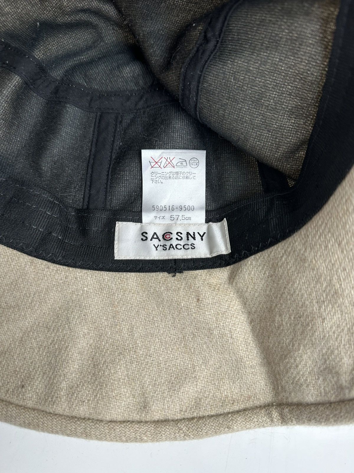 Yohji Yamamoto Yohji Yamamoto Hat - TC 5 Size ONE SIZE - 2 Thumbnail