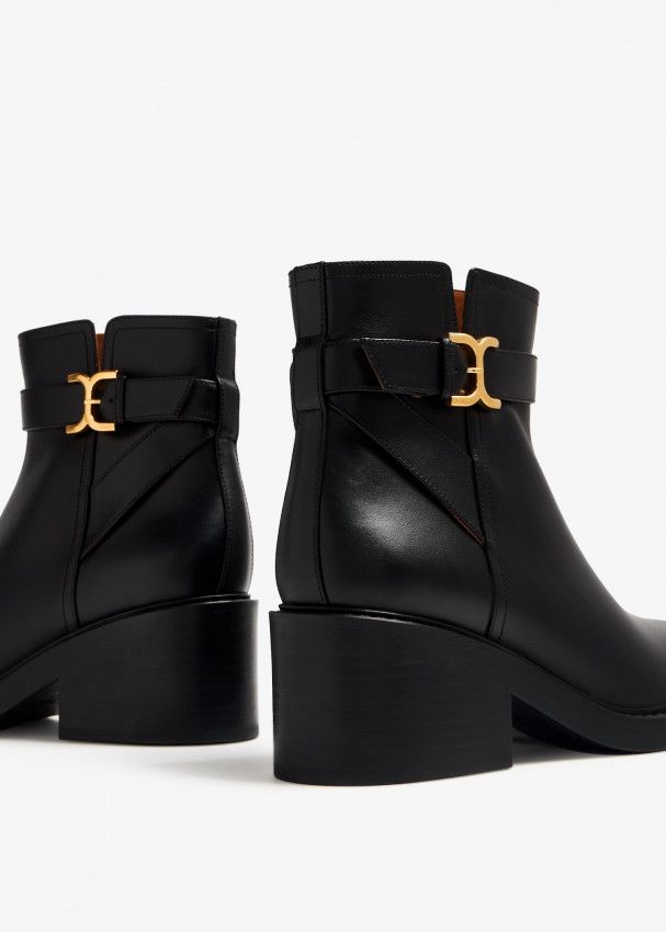 Chloe o1loc1c1024 Marcie Ankle Bootss in Black Size US 6 / IT 36 - 3 Thumbnail