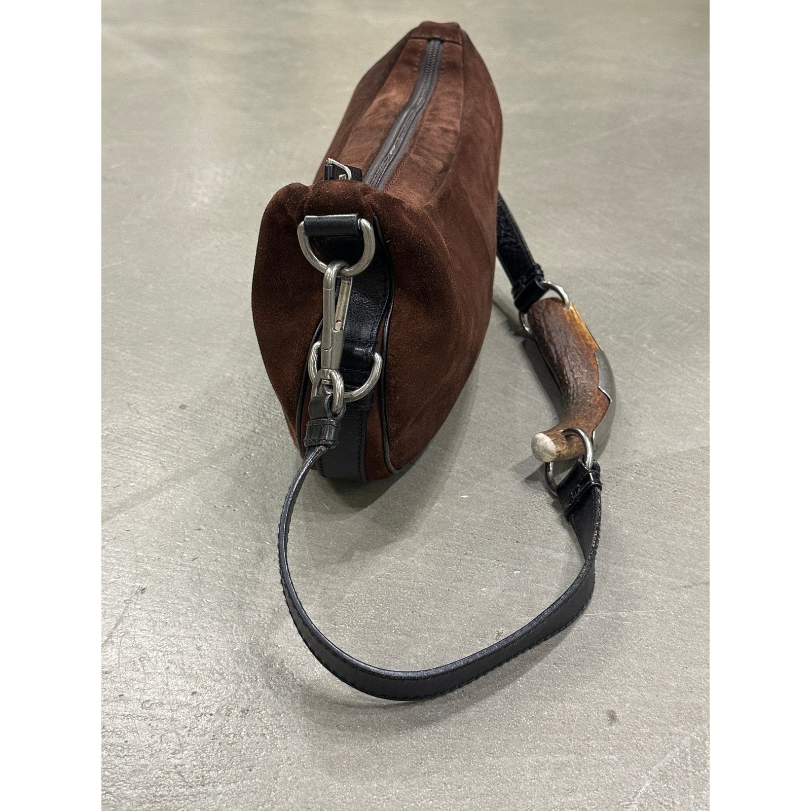 Yves Saint Laurent A/W2002 Yves Saint Laurent Mombasa suede bag Size ONE SIZE - 5 Thumbnail