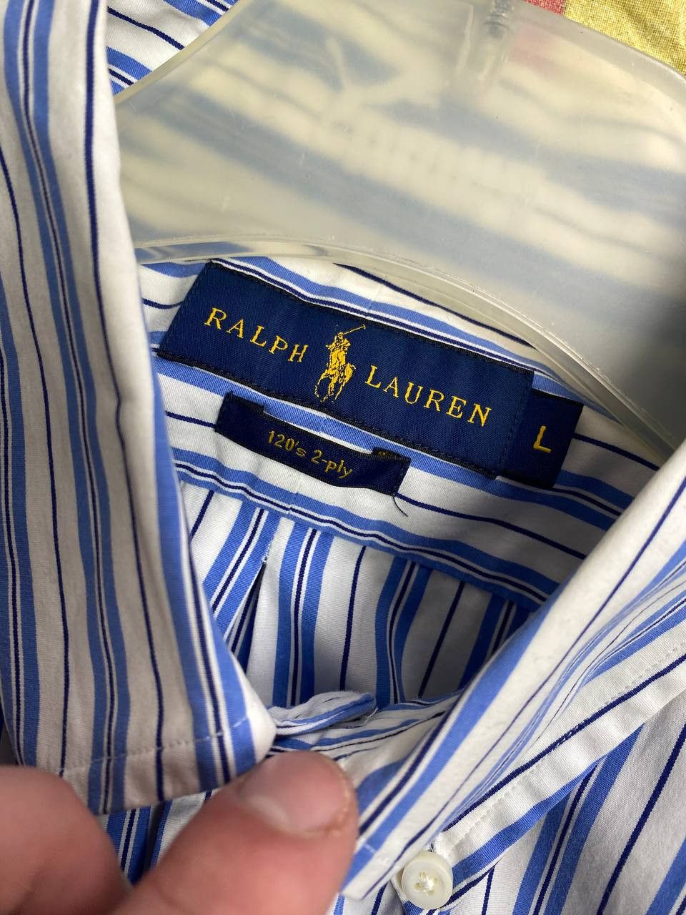 Polo Ralph Lauren Vintage 90s Ralph Lauren Button Shirt Size US L / EU 52-54 / 3 - 15 Thumbnail