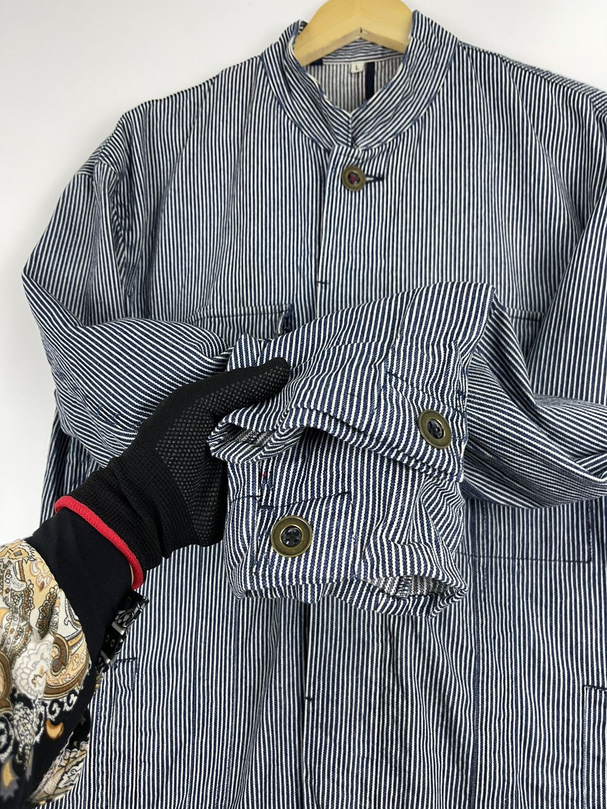 Japanese Brand × Vintage Vintage Hickory Jacket Size US L / EU 52-54 / 3 - 10 Thumbnail