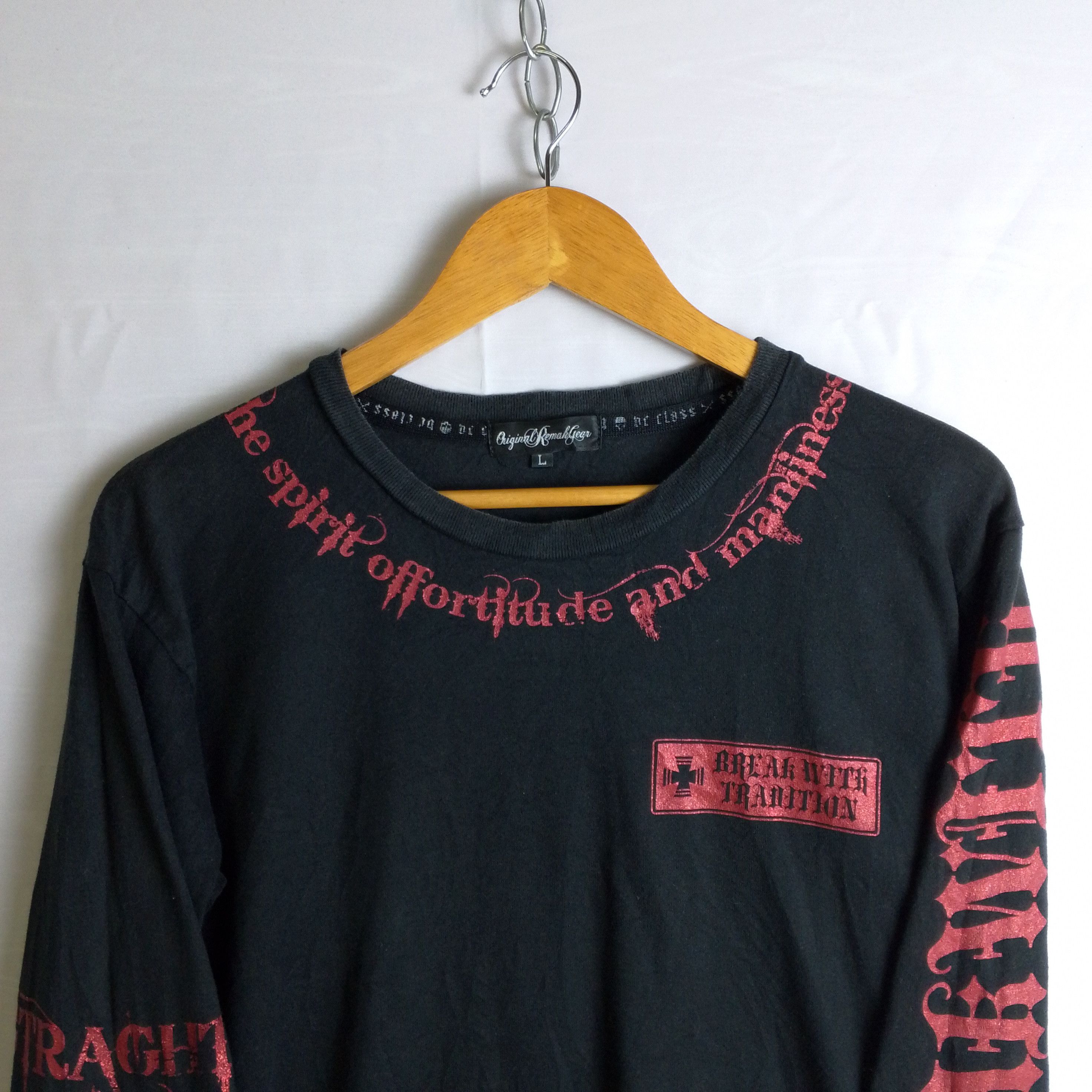 If Six Was Nine Original Remark Gear Break With Tradition Tee Skull Size US L / EU 52-54 / 3 - 5 Thumbnail