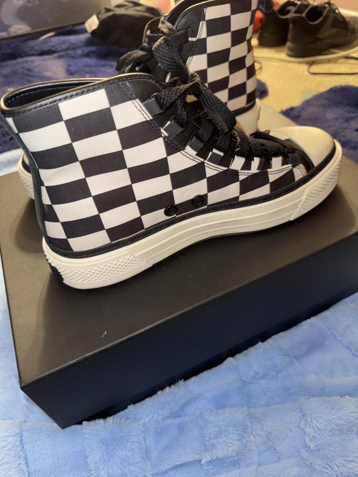 Amiri Amiri Court Hi White Size US 11 / EU 44 - 2 Thumbnail