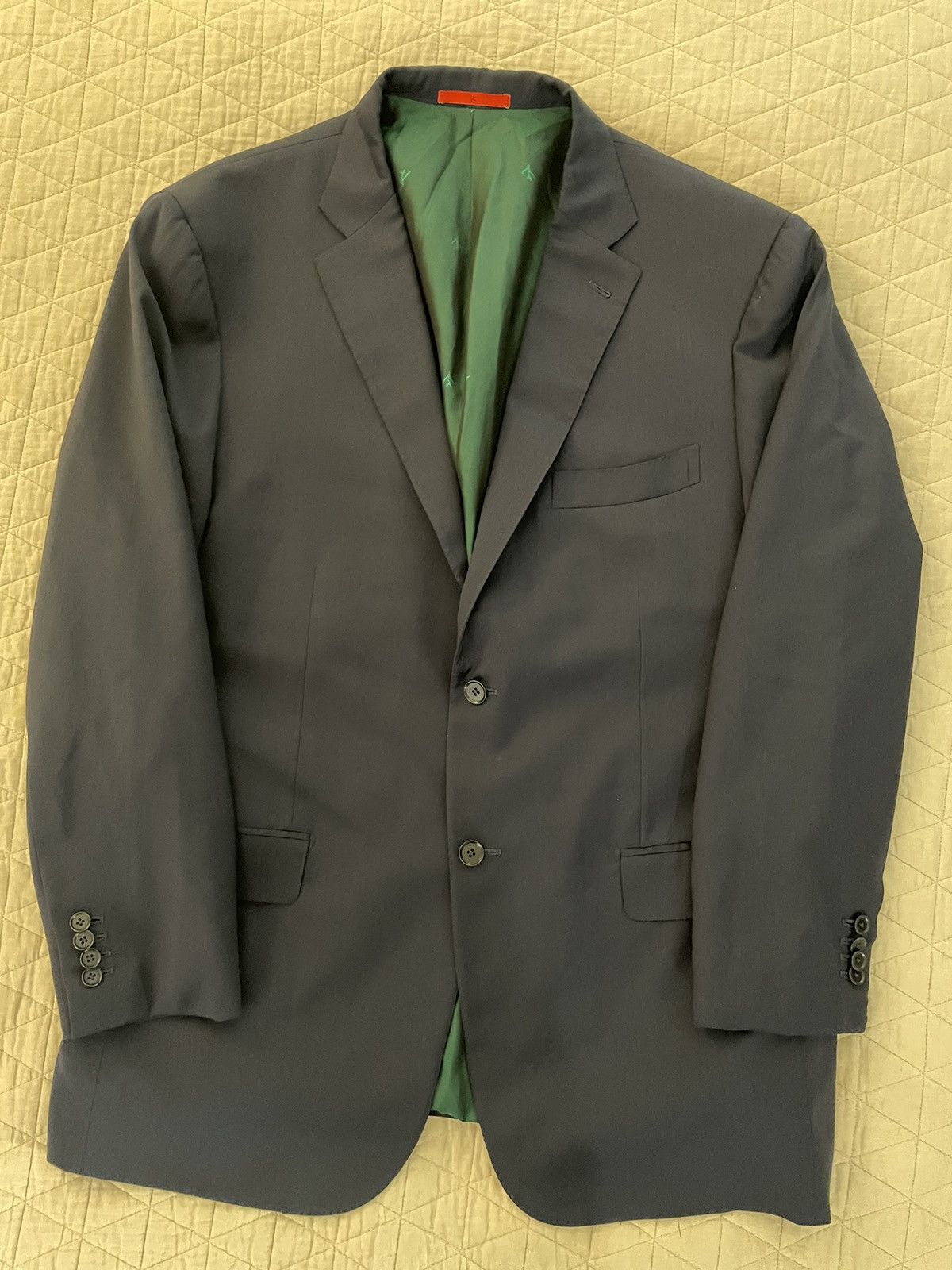 Isaia The Iconic Aquaspider Jacket Size 48R - 1 Thumbnail