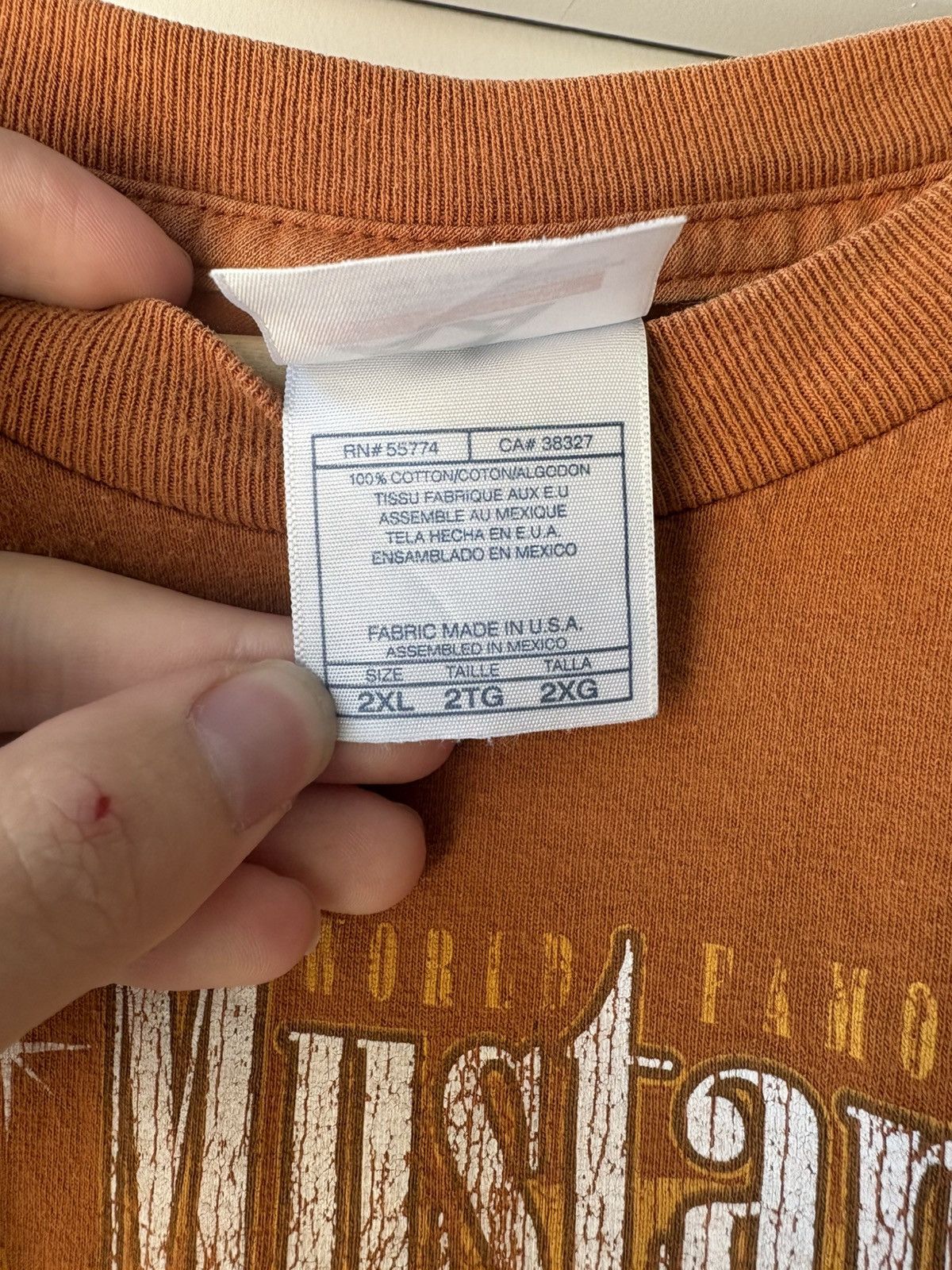Vintage Vintage Mustang Ranch Brothel Tee Size US XXL / EU 58 / 5 - 4 Thumbnail
