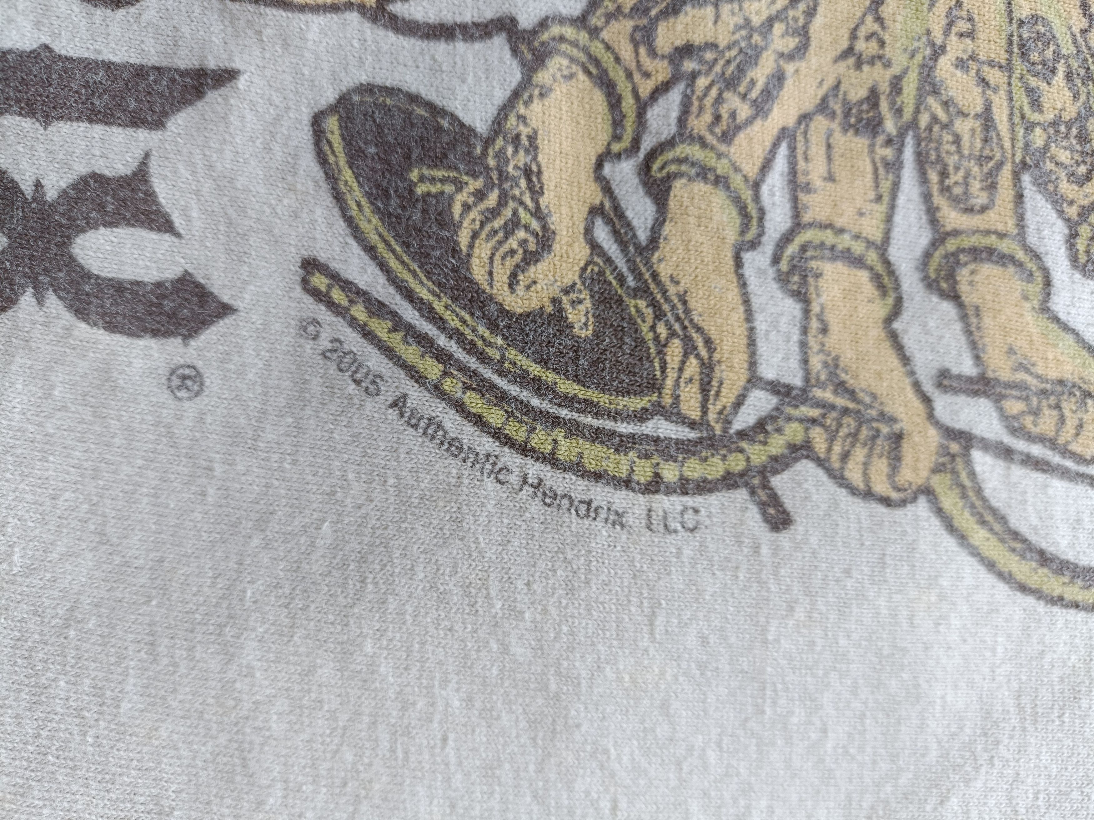 Band Tees × Jimi Hendrix × Vintage Vintage 2005 The Jimi Hendrix Cream M T Shirt Size US M / EU 48-50 / 2 - 3 Thumbnail