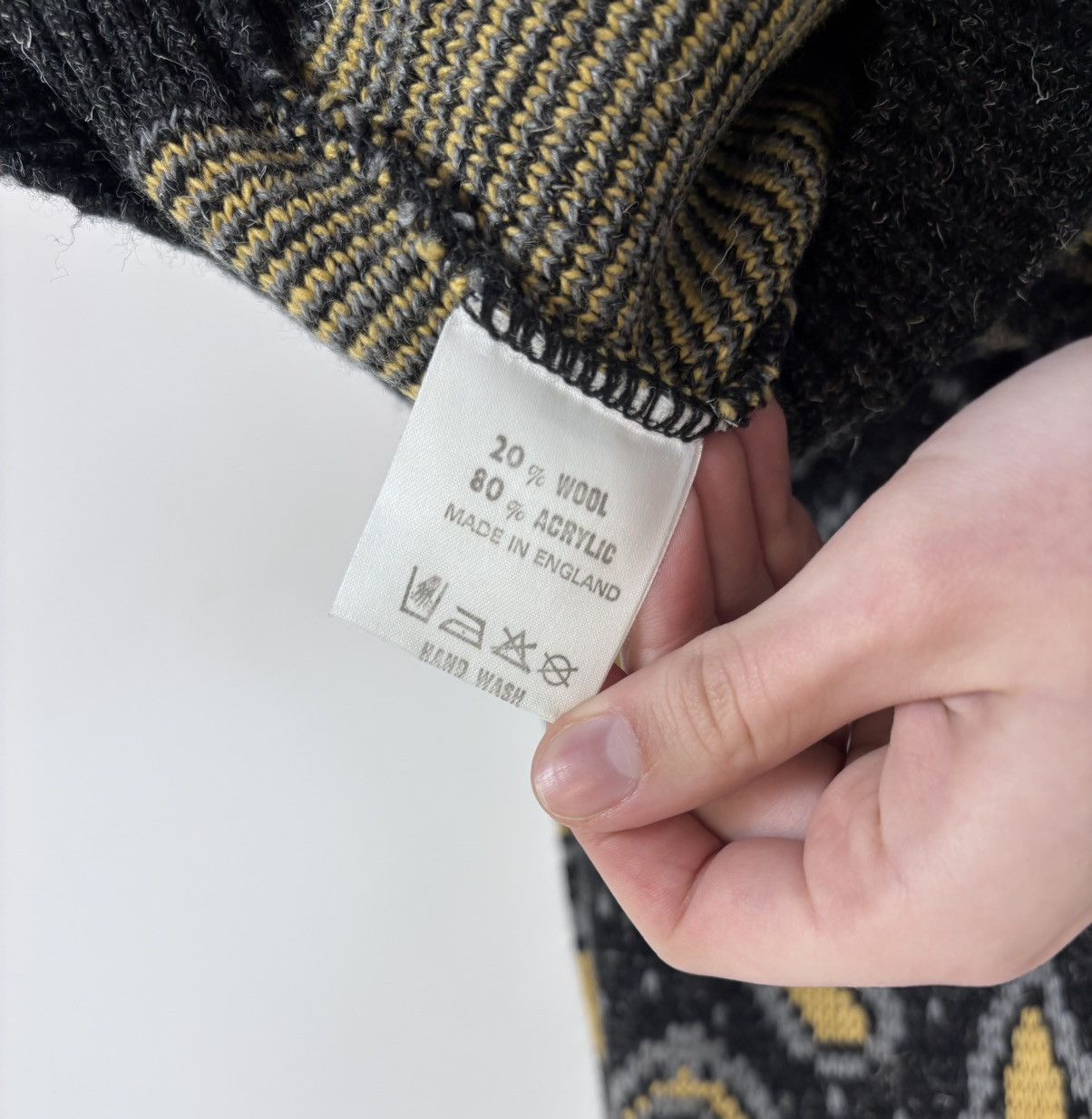 Other Vintage Maxis Paisley Abstract Pattern Wool Knit Sweater Size US M / EU 48-50 / 2 - 7 Thumbnail