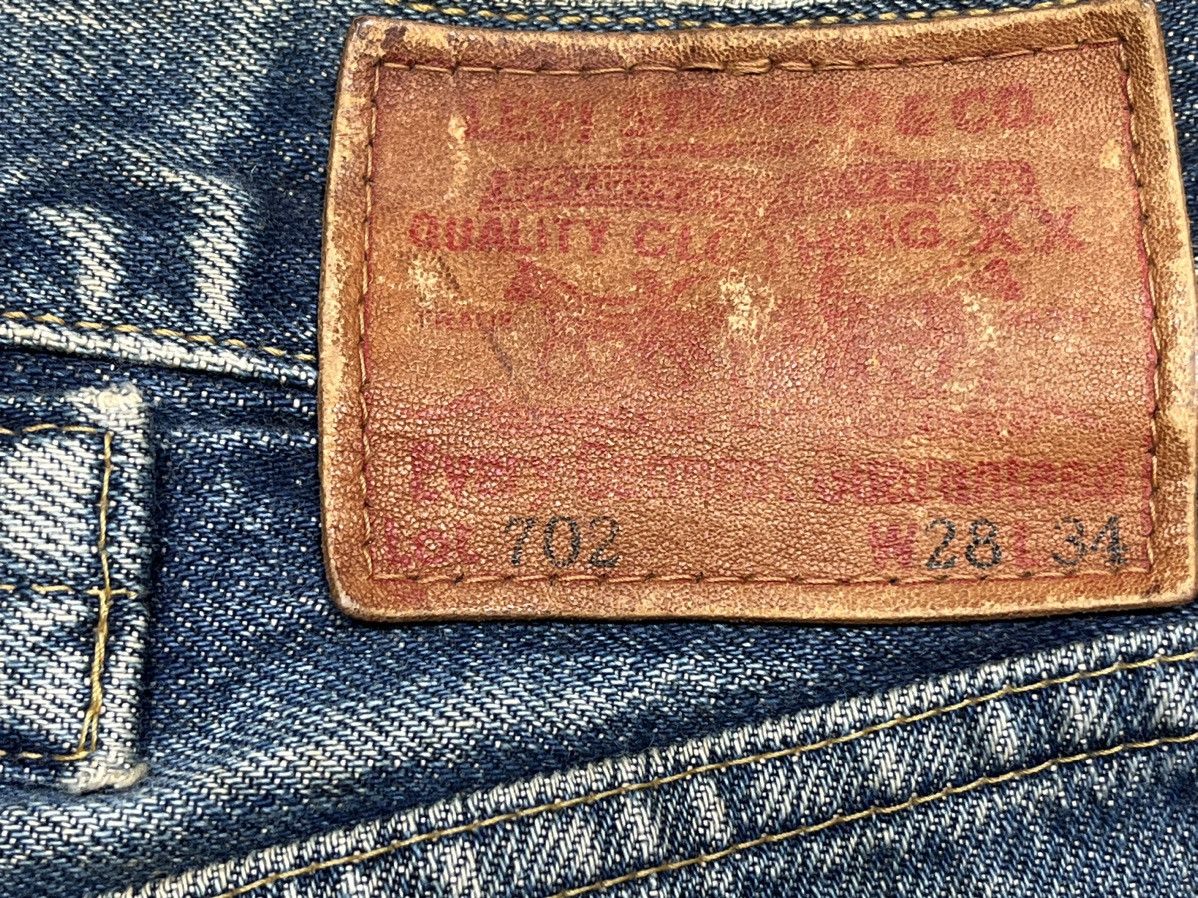 Levi's Vintage Levis 702 Big E Buckle Buckle Selvedge Distressed Size US 28 / EU 44 - 14 Thumbnail