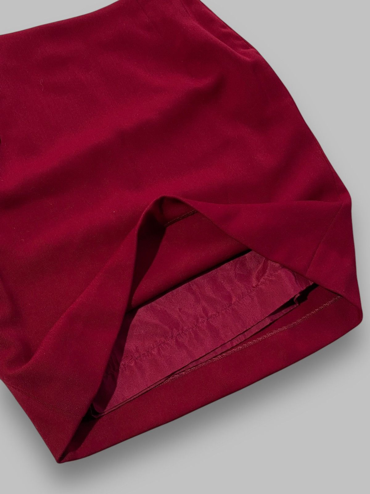 Ralph Lauren × Ralph Lauren Purple Label × Vintage Vintage Ralph Lauren Collection Purple Label Hot Red Skirt Size 30" / US 8 / IT 44 - 9 Thumbnail