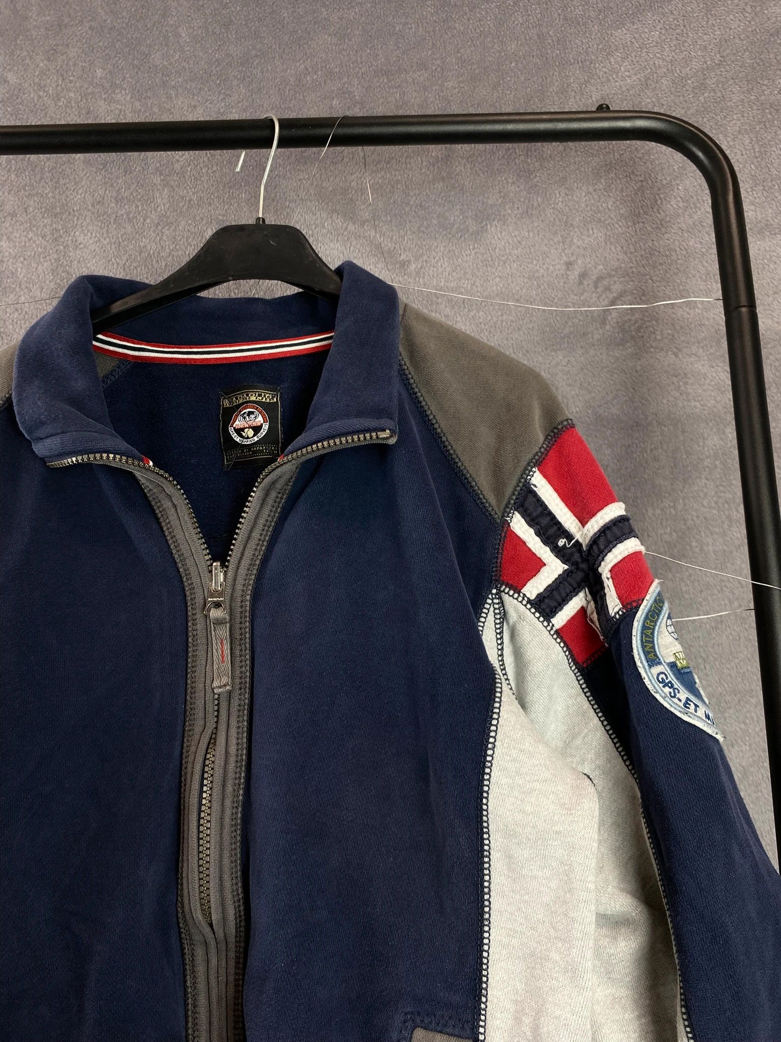 Napapijri Napapijri Spellout Hoodie Zip Embroidered Y2K M Size US M / EU 48-50 / 2 - 3 Thumbnail