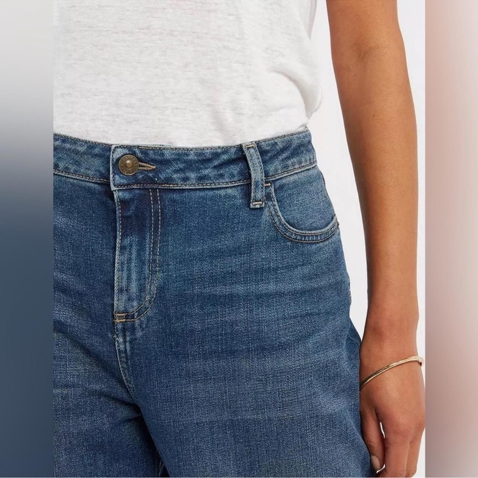 FatFace Fat Face Women’s Mid Wash Wide Leg Crop Denim Jeans 6 Size 28" / US 6 / IT 42 - 3 Thumbnail
