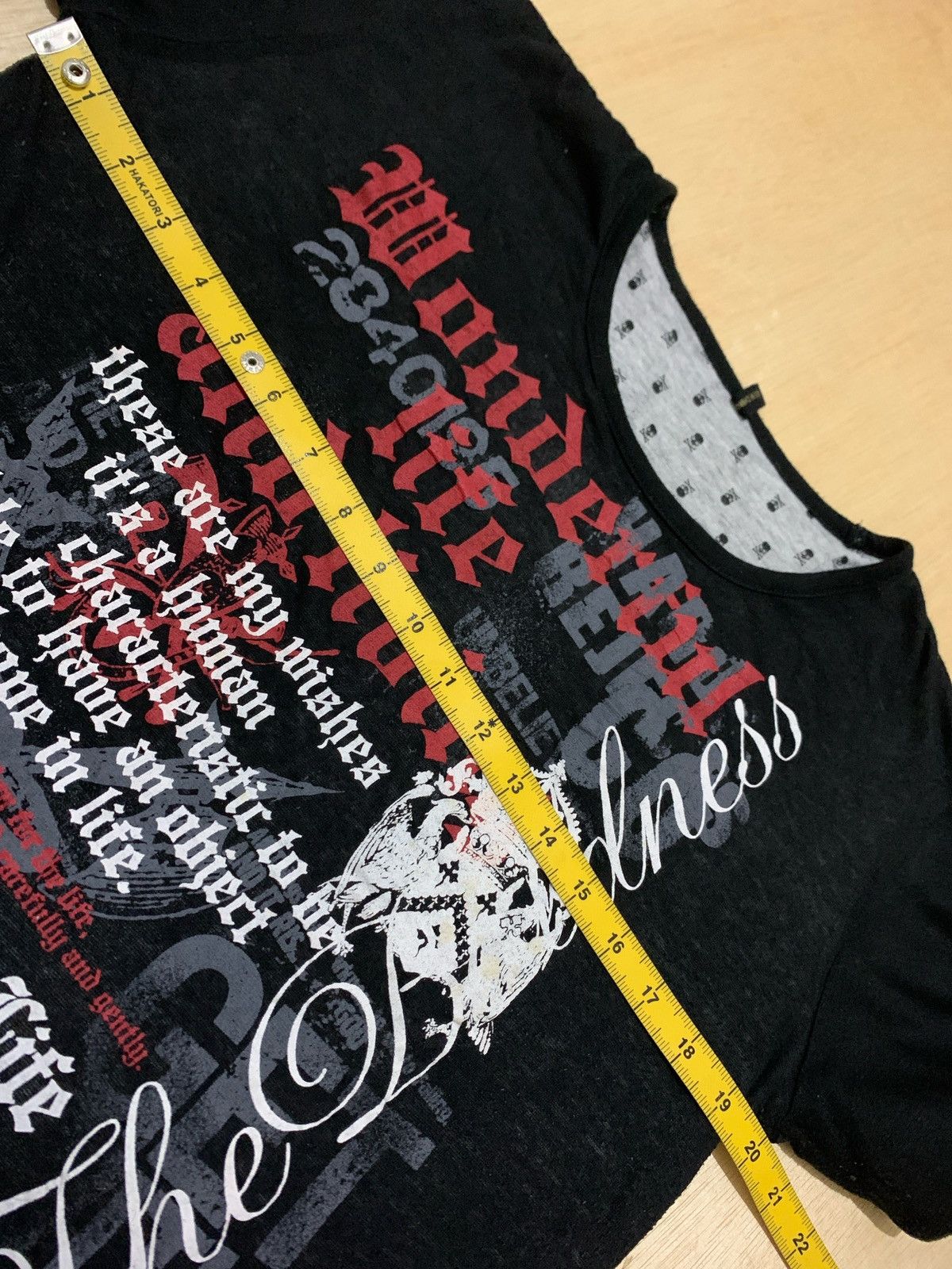 Hysteric Glamour × If Six Was Nine × Japanese Brand Dangerous Warning Ifsixwasnine Punk style Tshirt Size US M / EU 48-50 / 2 - 11 Thumbnail