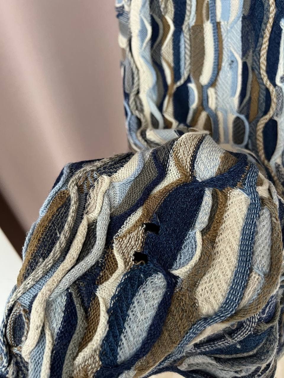 Coogi Limnos 3D Knit Coogi Style Cardigan Sweater Men M Wool Size US M / EU 48-50 / 2 - 17 Thumbnail
