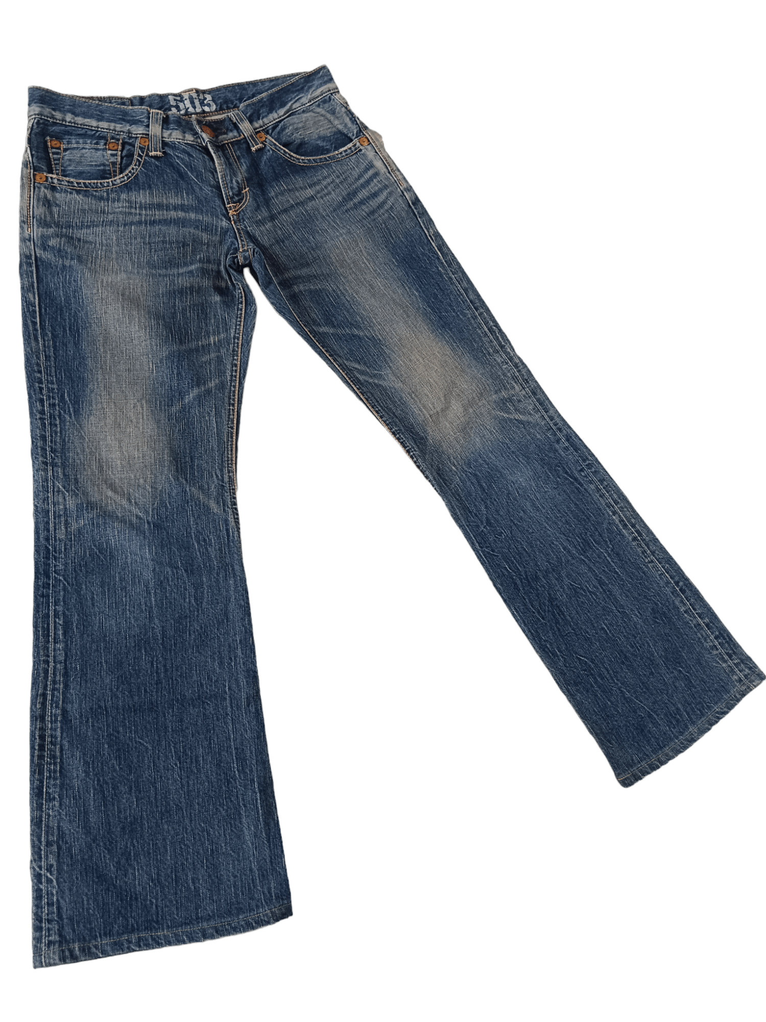 Edwin Edwin 503 Seditionaries Flared Denim Size US 29 - 2 Thumbnail