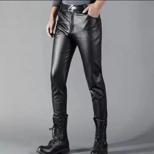 Japanese Brand × Vintage Leather Pants Men Streetwear Casual Size US 30 / EU 46 - 1 Thumbnail
