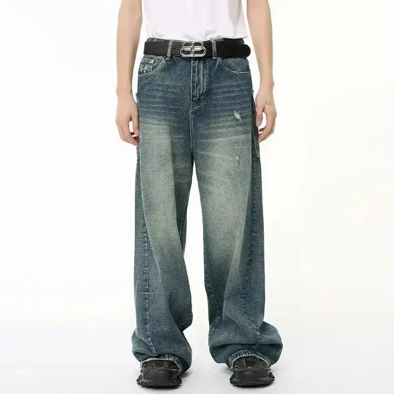 Japanese Brand Worn-out Big Pockets Denim Size US 32 / EU 48 - 6 Thumbnail