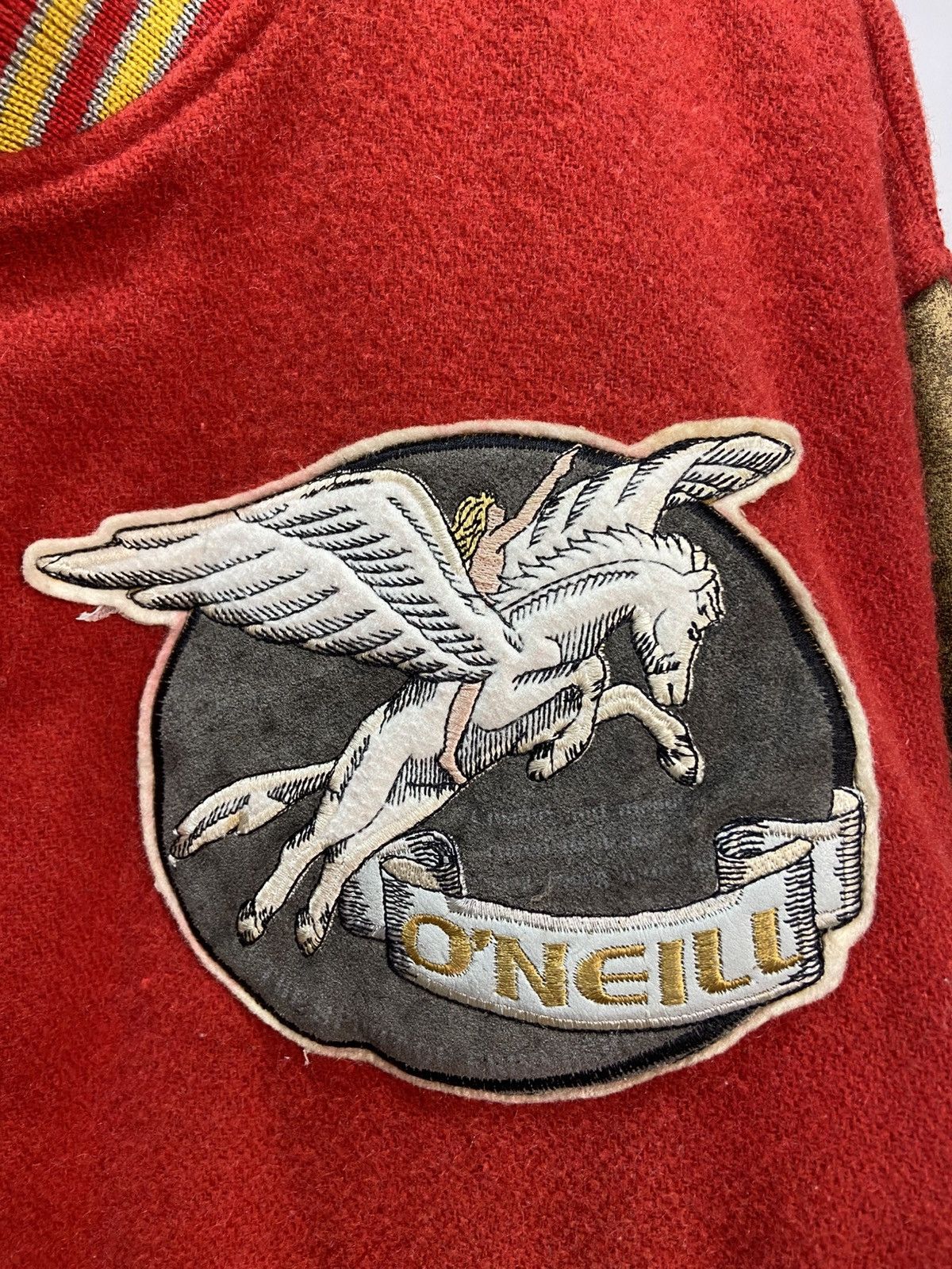 O'Neill Vintage O’neill Varsity jacket leather sleeve Size US M / EU 48-50 / 2 - 6 Thumbnail