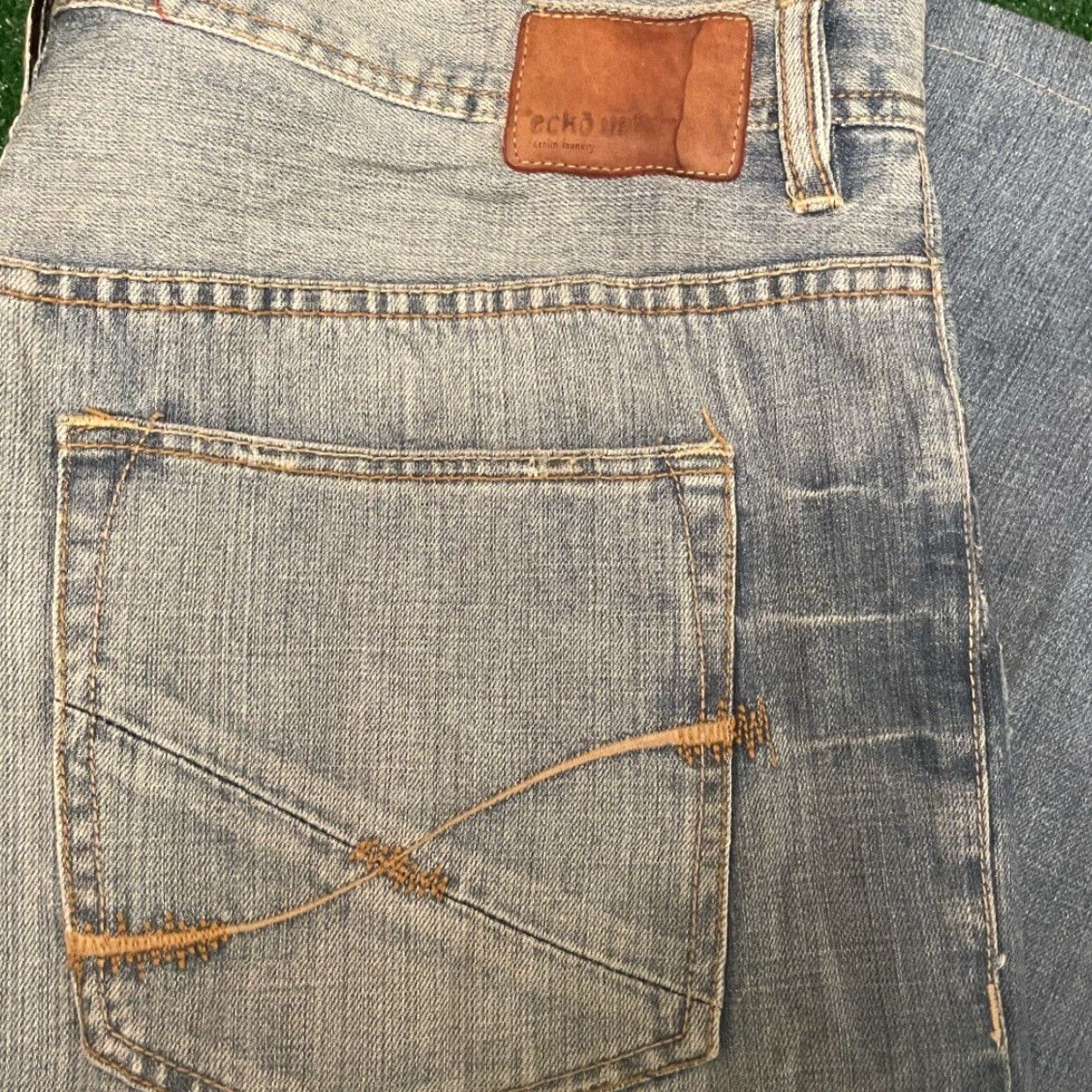 Ecko Unltd. VINTAGE Y2K Ecko Unltd Baggy Skater Grunge Jeans VTG Mens 38 Light Wash 38x32 TBD? Size US 38 / EU 54 - 5 Thumbnail
