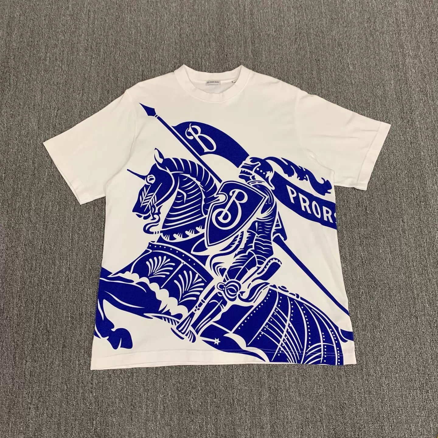 Burberry Burberry White Horseferry Big Logo SS XL Size US XL / EU 56 / 4 - 1 Thumbnail