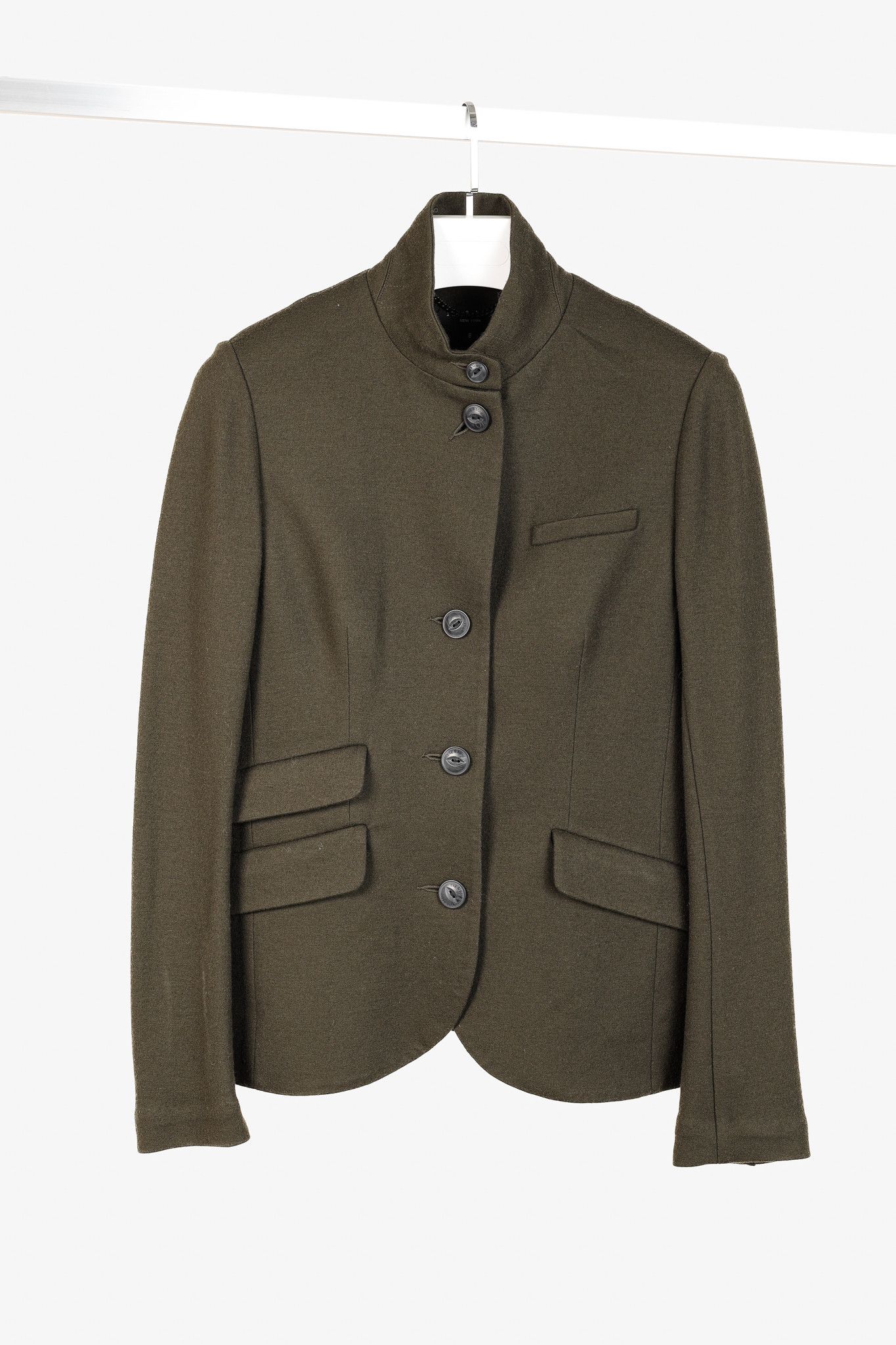 Rag & Bone Rag & Bone Slade Army Green Wool Military Blazer Size M / US 6-8 / IT 42-44 - 1 Thumbnail