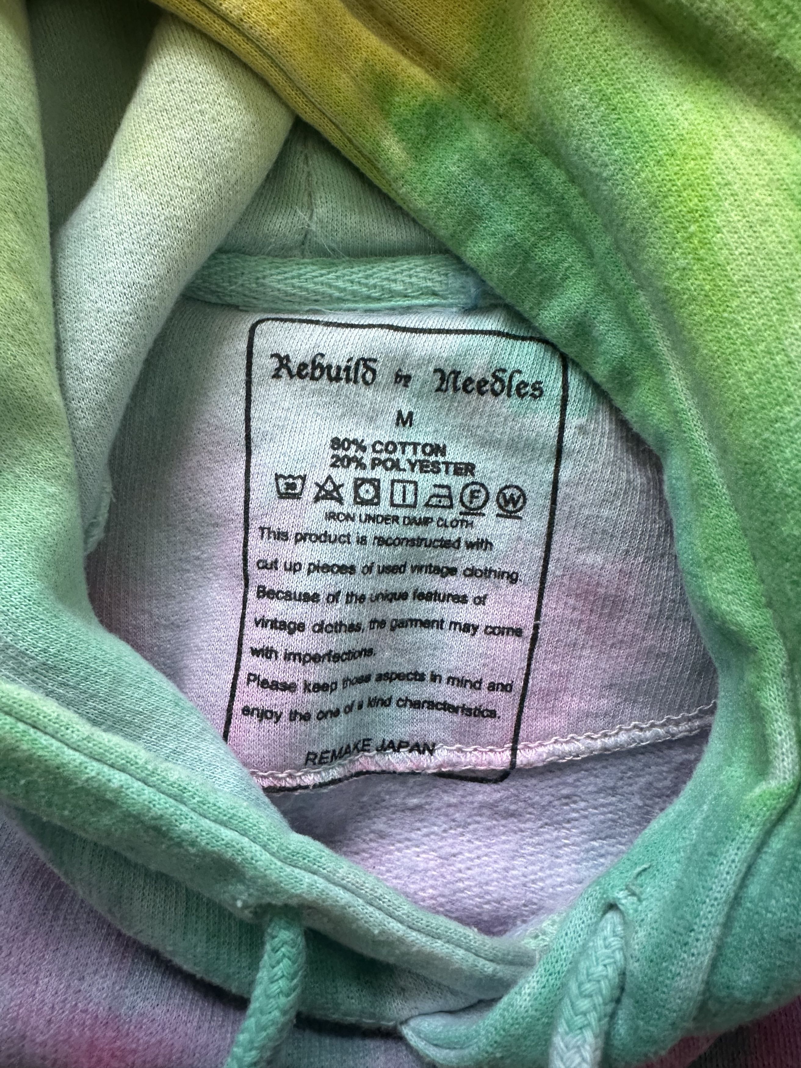 Needles Needles TieDye Remake Hoodie - Size M Size US M / EU 48-50 / 2 - 4 Thumbnail