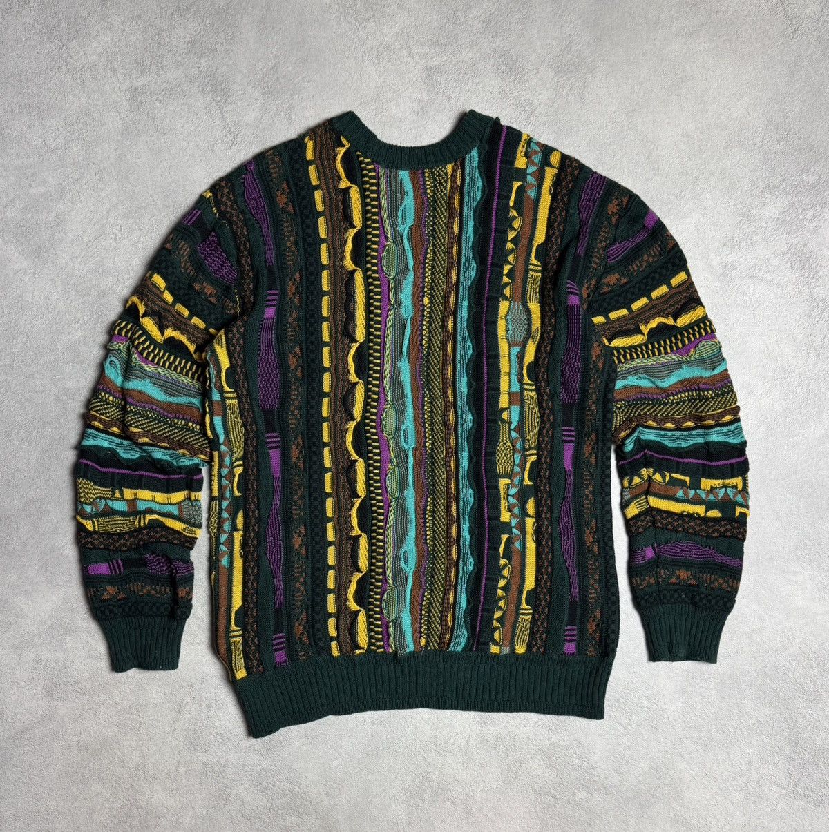 Urban Outfitters Urban Outfitters Cotton Crewneck 3D Knit Sweater Size US M / EU 48-50 / 2 - 2 Thumbnail