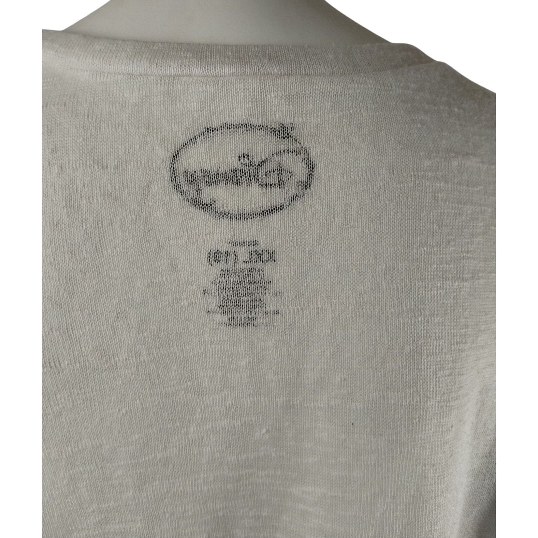 Disney Disney Misses XXL White V-Neck T-Shirt With Mickey and Minni Size XXL / US 16-18 / IT 52-54 - 5 Thumbnail