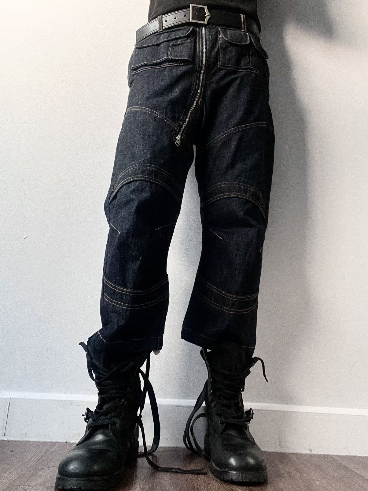 CABANE de ZUCCa Cabane De Zucca Multi Pocket Baggy Jeans Size US 32 / EU 48 - 1 Thumbnail