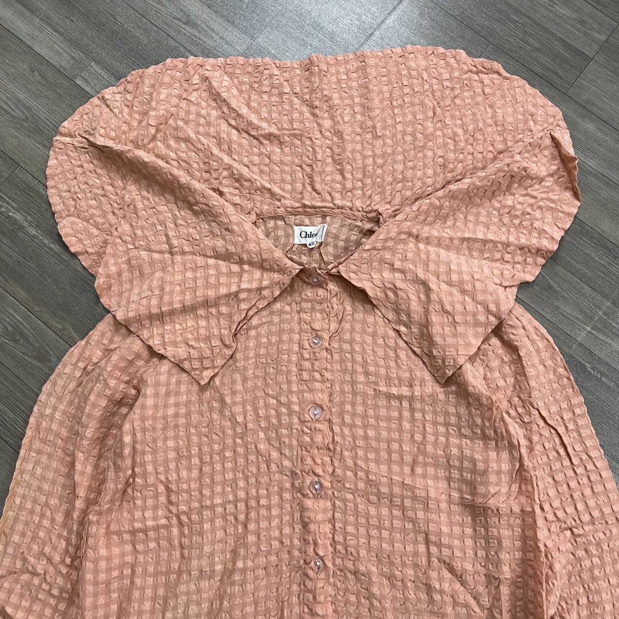 Chloe 1990s Vintage Chloe Japanese Designer Blouse Top Size S / US 4 / IT 40 - 4 Thumbnail