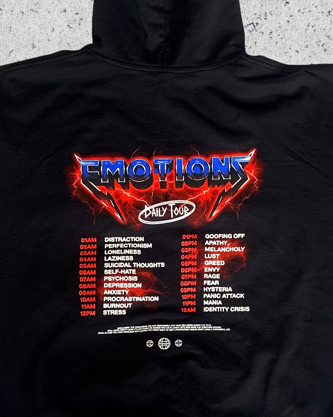 Other Line Nine "EMOTIONS DAILY TOUR" Hoodie Size US L / EU 52-54 / 3 - 1 Thumbnail