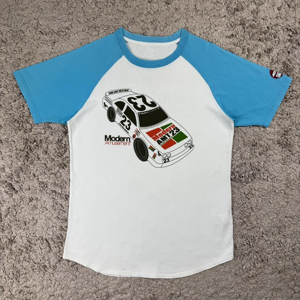 Modern Amusement Modern Amusement Raglan NASCAR Racing Car Graphic T-shirt Size US M / EU 48-50 / 2 - 1 Thumbnail