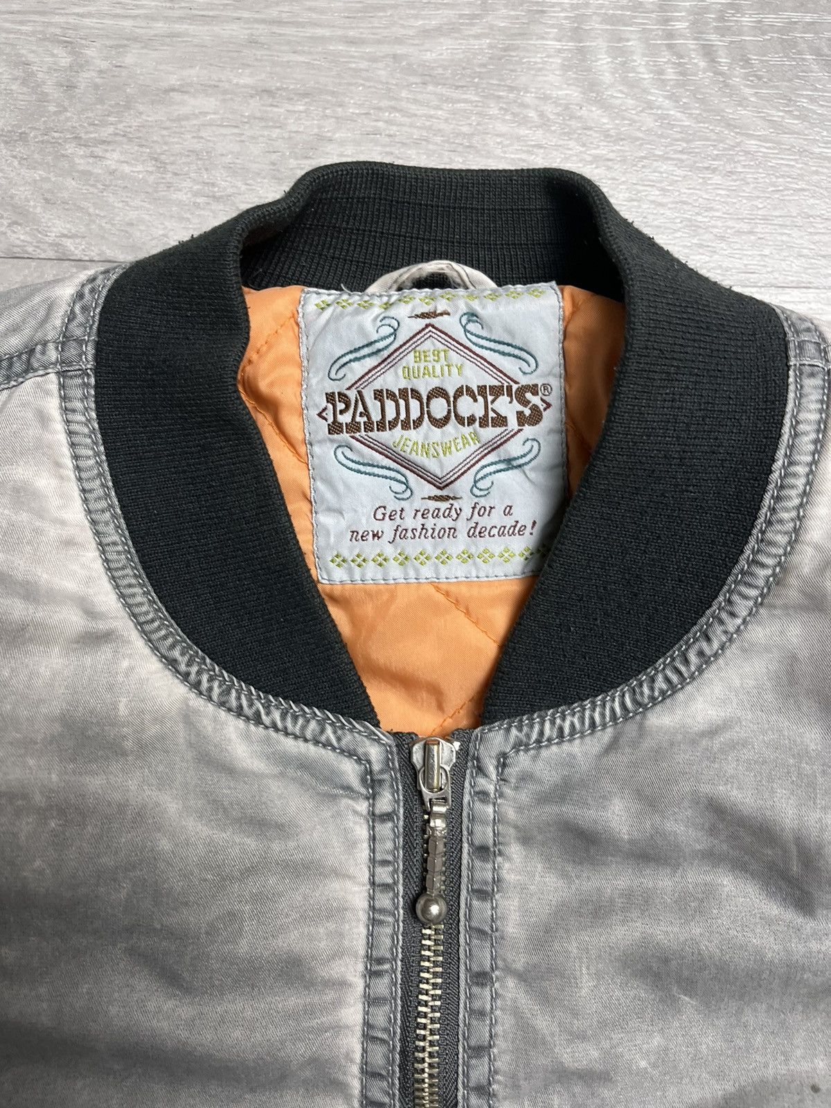 Vintage Vintage Paddocks MA-1 Flying Attacted Airborne Style Bomber Size US XL / EU 56 / 4 - 3 Thumbnail