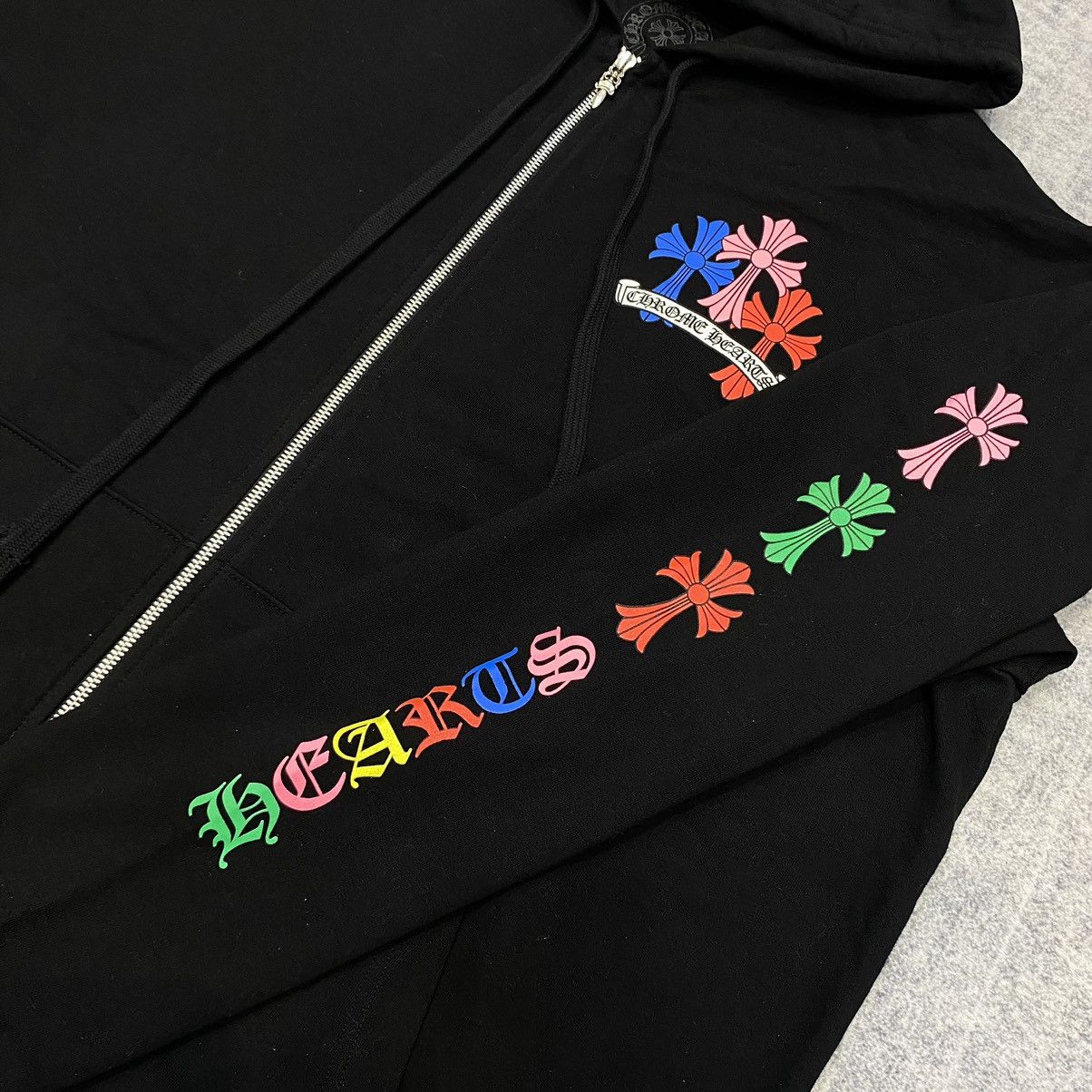 Chrome Hearts Chrome Hearts Multicolour Cemetry Logo Hoodie Zip black Size US L / EU 52-54 / 3 - 3 Thumbnail